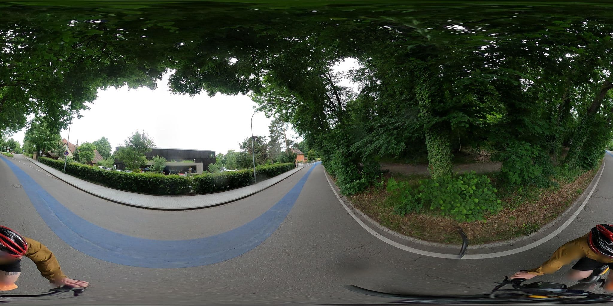 Street view near Hotel Waldhaus Jakob, Petershausen-Ost — © RadNETZ (CC BY-SA · Mapillary)