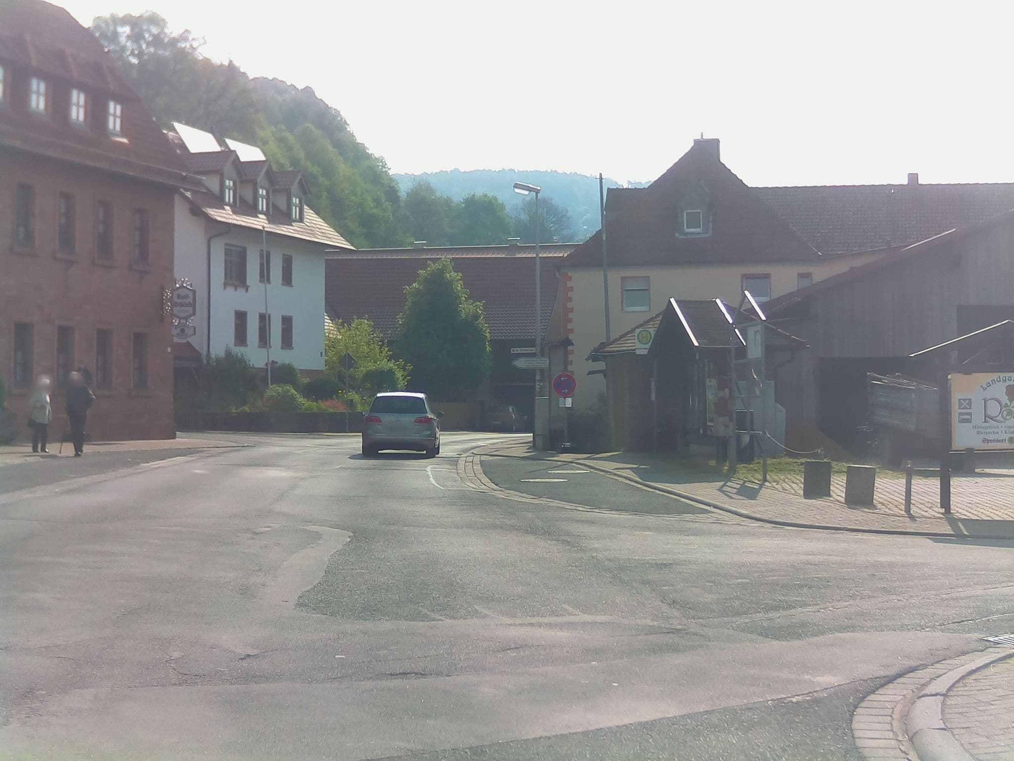 Street view near Landgasthof Rose, Heimbuchenthal — © ramap (CC BY-SA · Mapillary)
