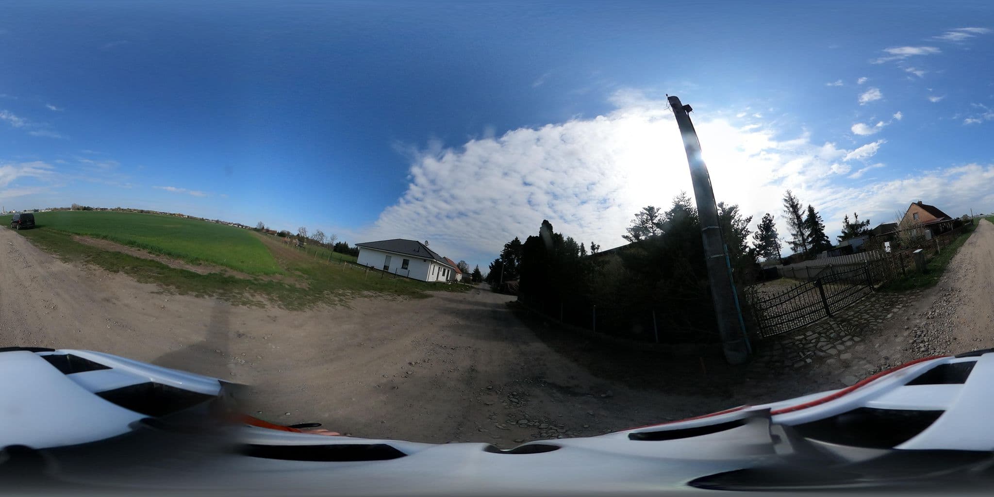 Street view near Pension Weiß, Manschnow — © Oderradler (CC BY-SA · Mapillary)
