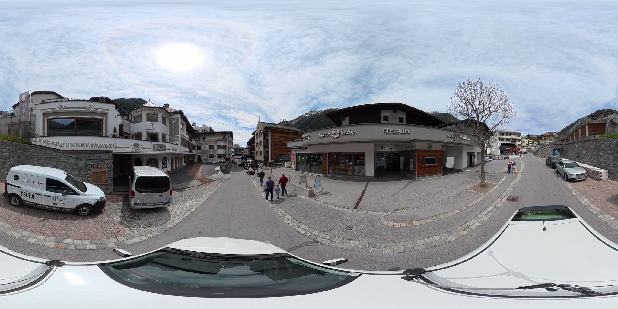 Street view near Hotel Mondin, Ischgl
