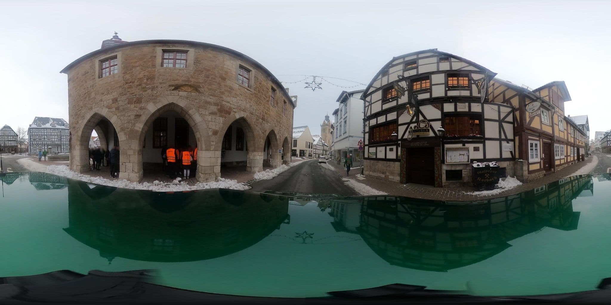 Street view near Hotel Goldflair am Rathaus, Korbach — © FranciscoAgostinho (CC BY-SA · Mapillary)