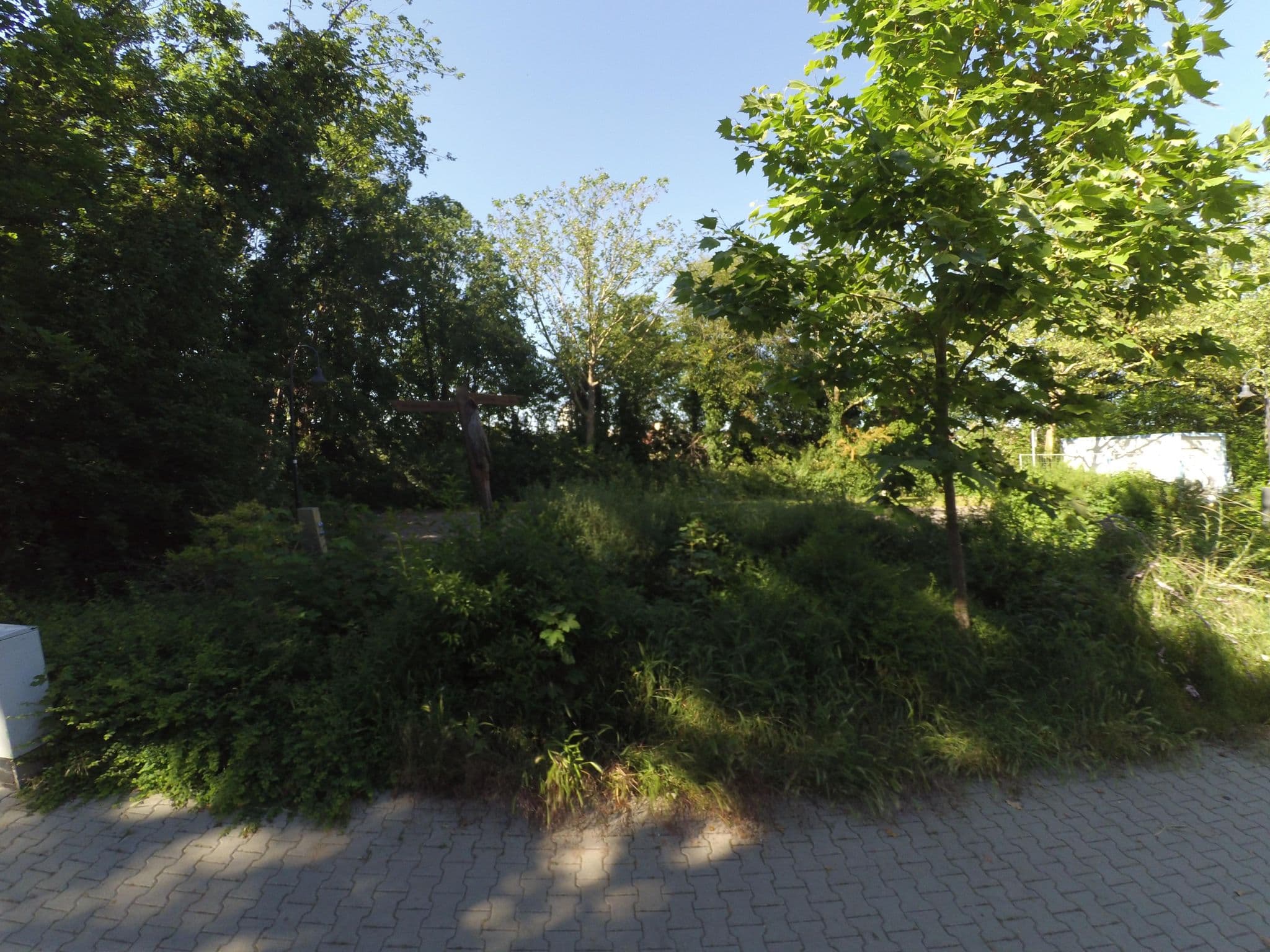 Street view near An den Biedensand Bädern, Lampertheim — © wegatest (CC BY-SA · Mapillary)