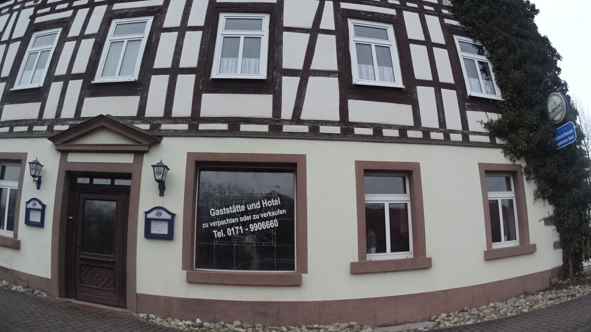 Street view near Gästehaus Napoleons Rast, Buttlar — © ramap (CC BY-SA · Mapillary)
