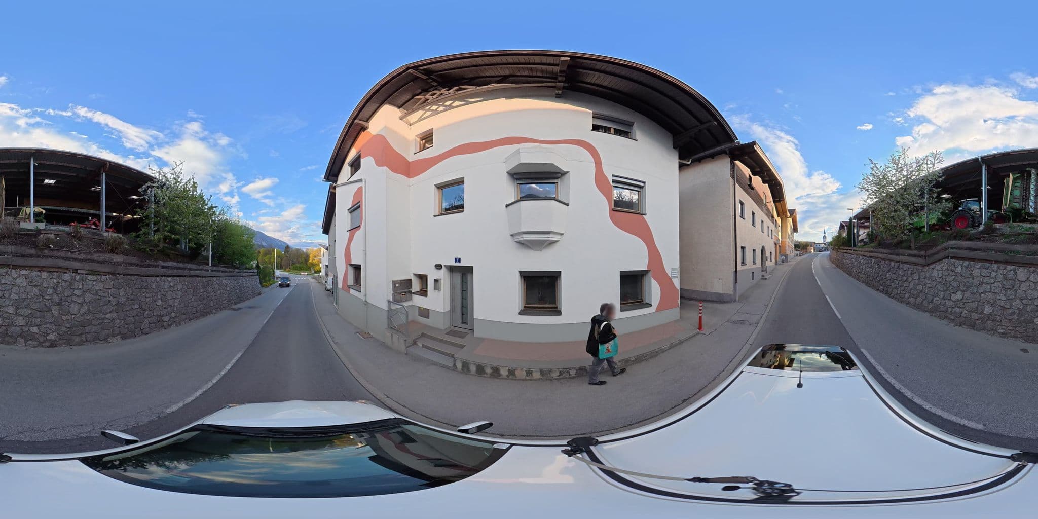 Street view near Gasthaus Vomperhof, Vomp — © osmplus_org (CC BY-SA · Mapillary)