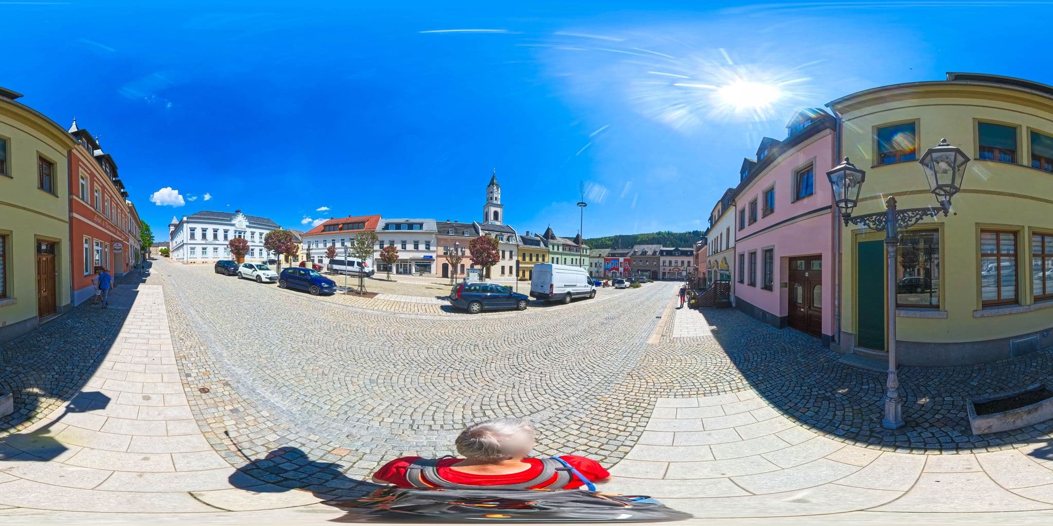 Street view near Grüner Baum, Elsterberg — © Hol_Ger (CC BY-SA · Mapillary)