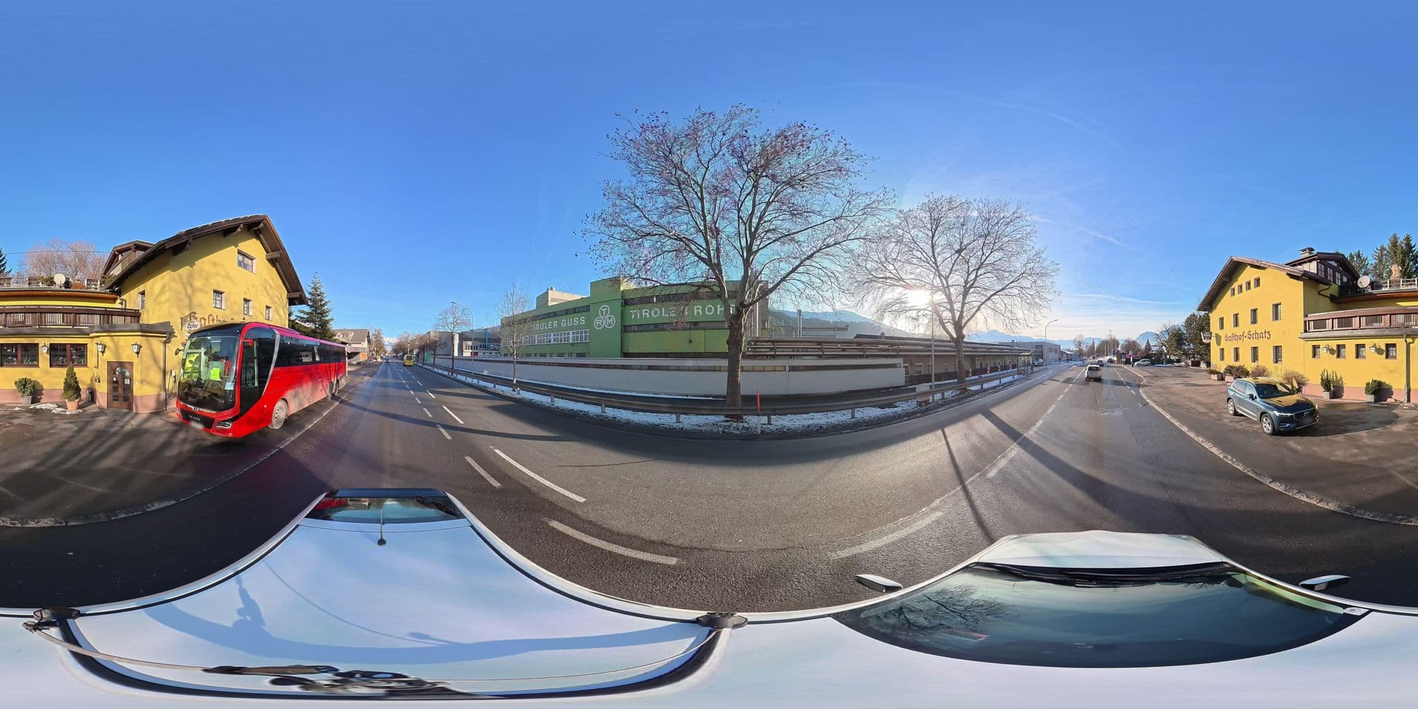 Street view near Gasthof Schatz, Thaur — © osmplus_org (CC BY-SA · Mapillary)