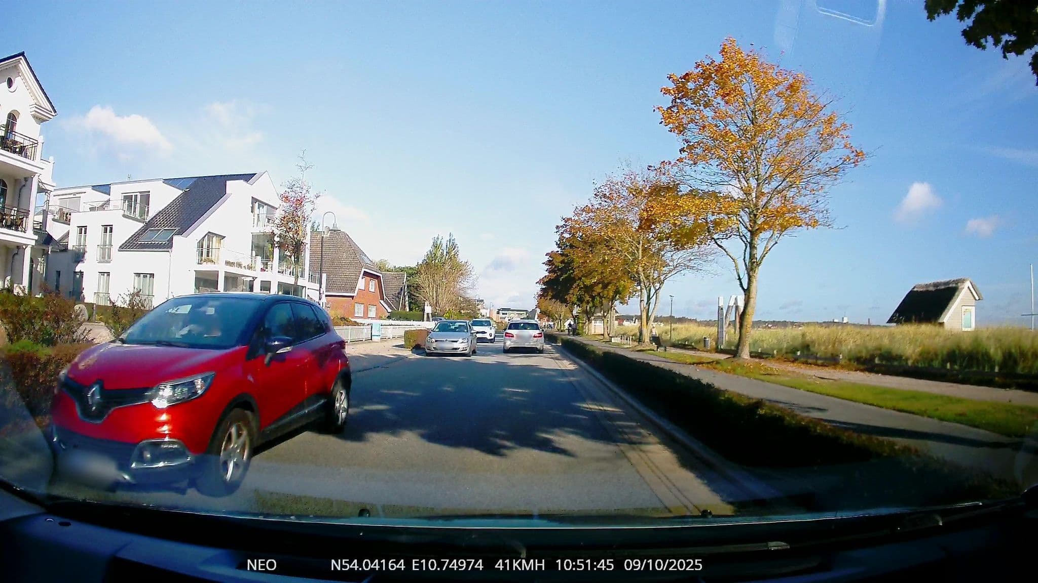 Street view near Villa Ocean View, Scharbeutz