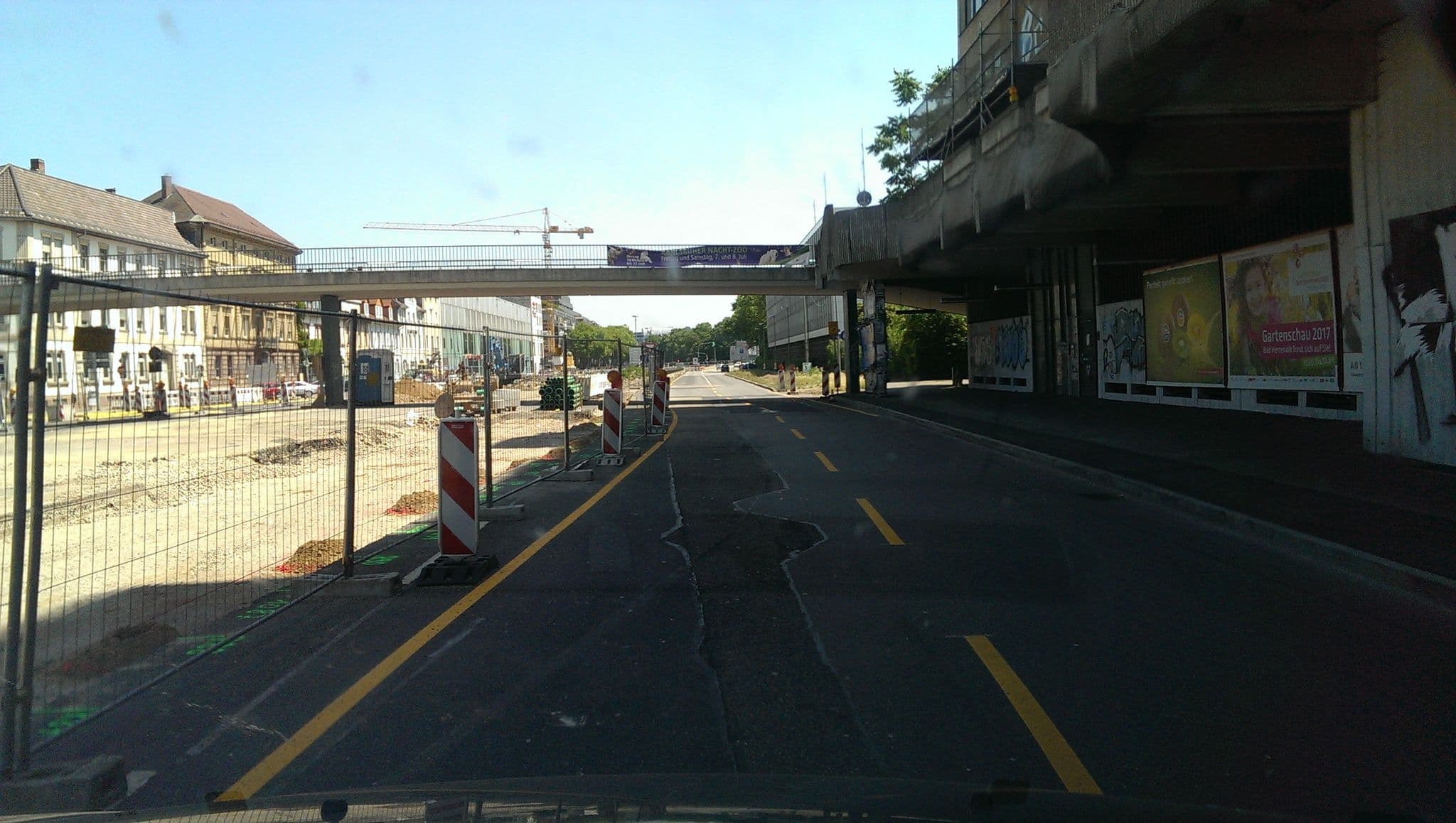 Street view near Motel One Karlsruhe, Karlsruhe — © bufonto (CC BY-SA · Mapillary)