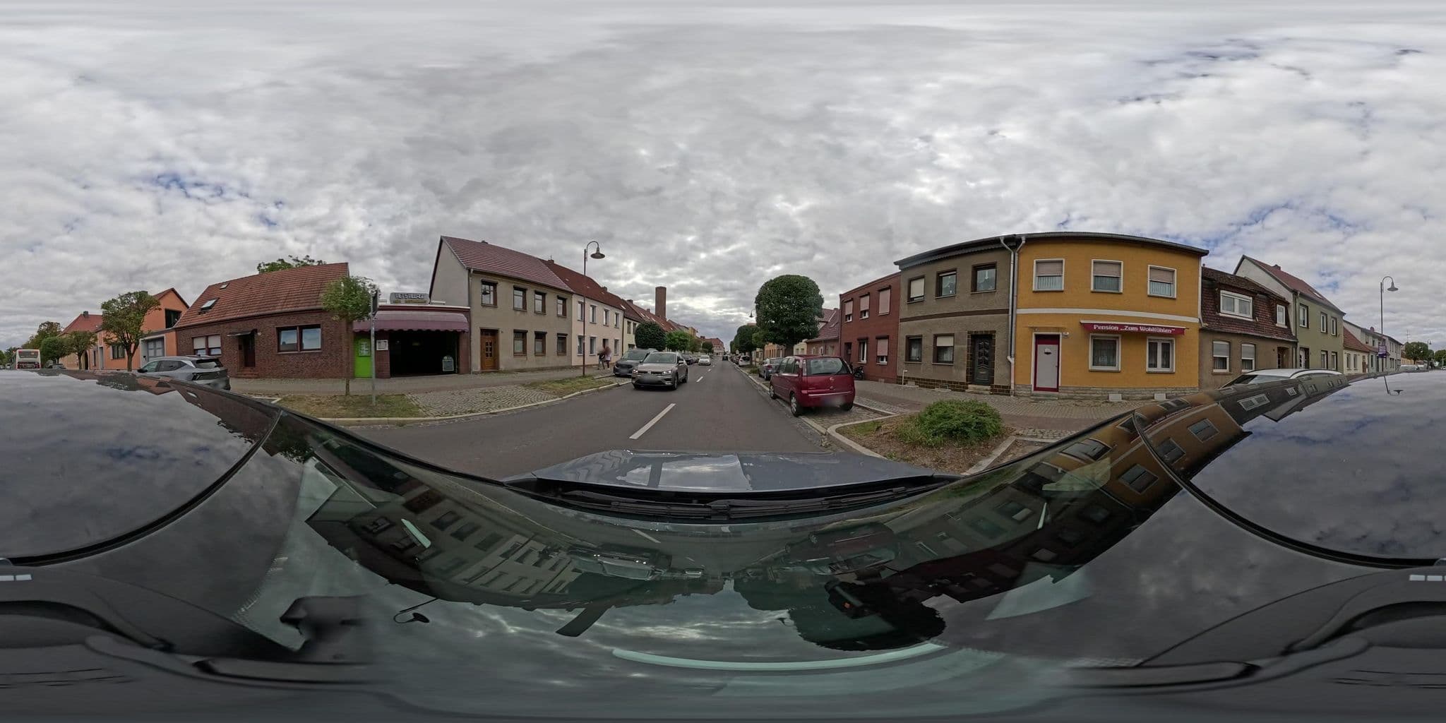 Street view near Pension "Zum Wohlfühlen", Tangermünde — © poxonline (CC BY-SA · Mapillary)