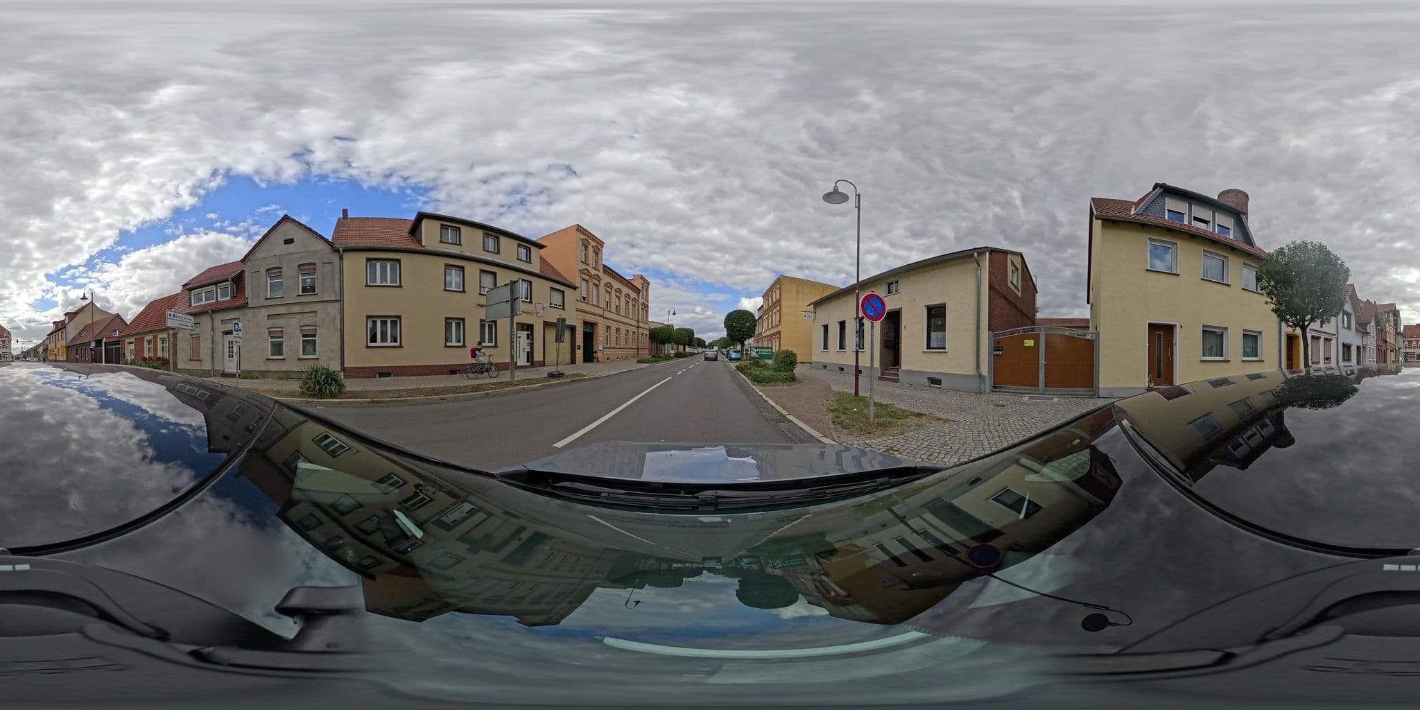 Street view near Pension am Schrotturm, Tangermünde — © poxonline (CC BY-SA · Mapillary)