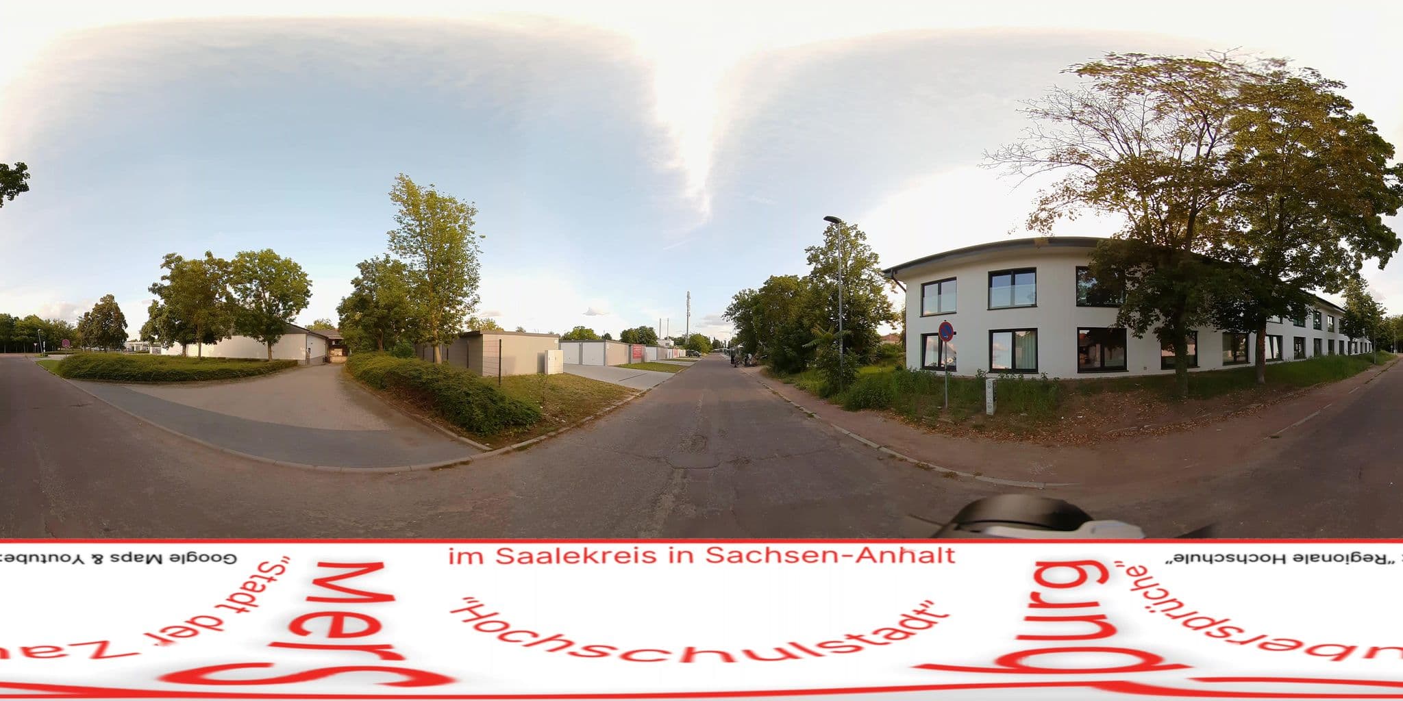 Street view near MER Hotel Merseburg, Merseburg — © MarcAurel2 (CC BY-SA · Mapillary)