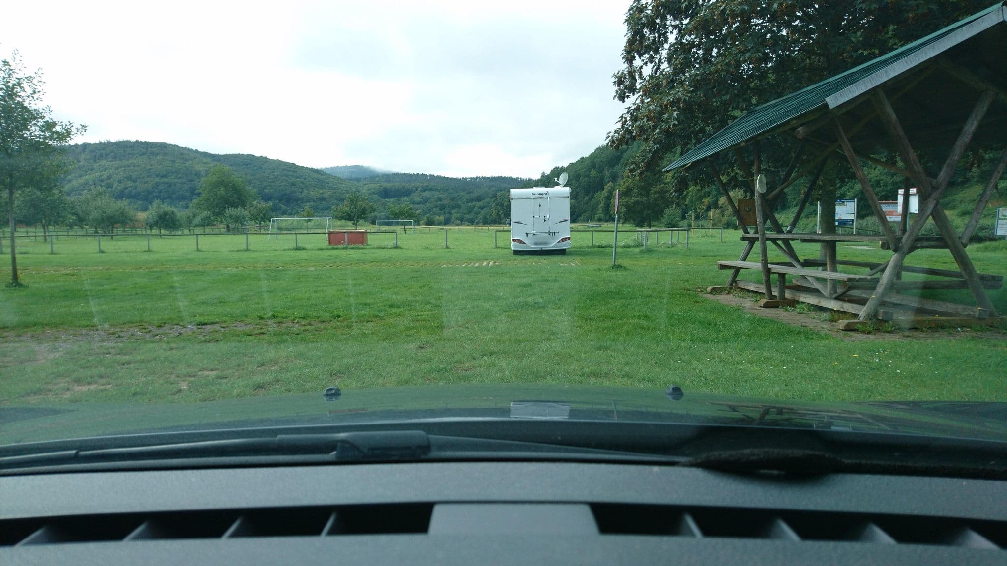 Street view near Wohnmobilstellplatz Lindewerra, Bad Sooden-Allendorf — © geonym (CC BY-SA · Mapillary)