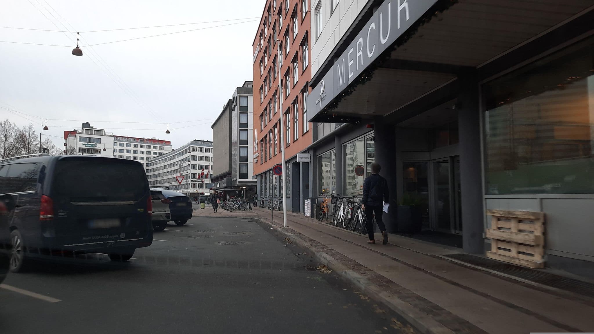 Street view near Mercur Hotel, Copenhagen — © signout (CC BY-SA · Mapillary)
