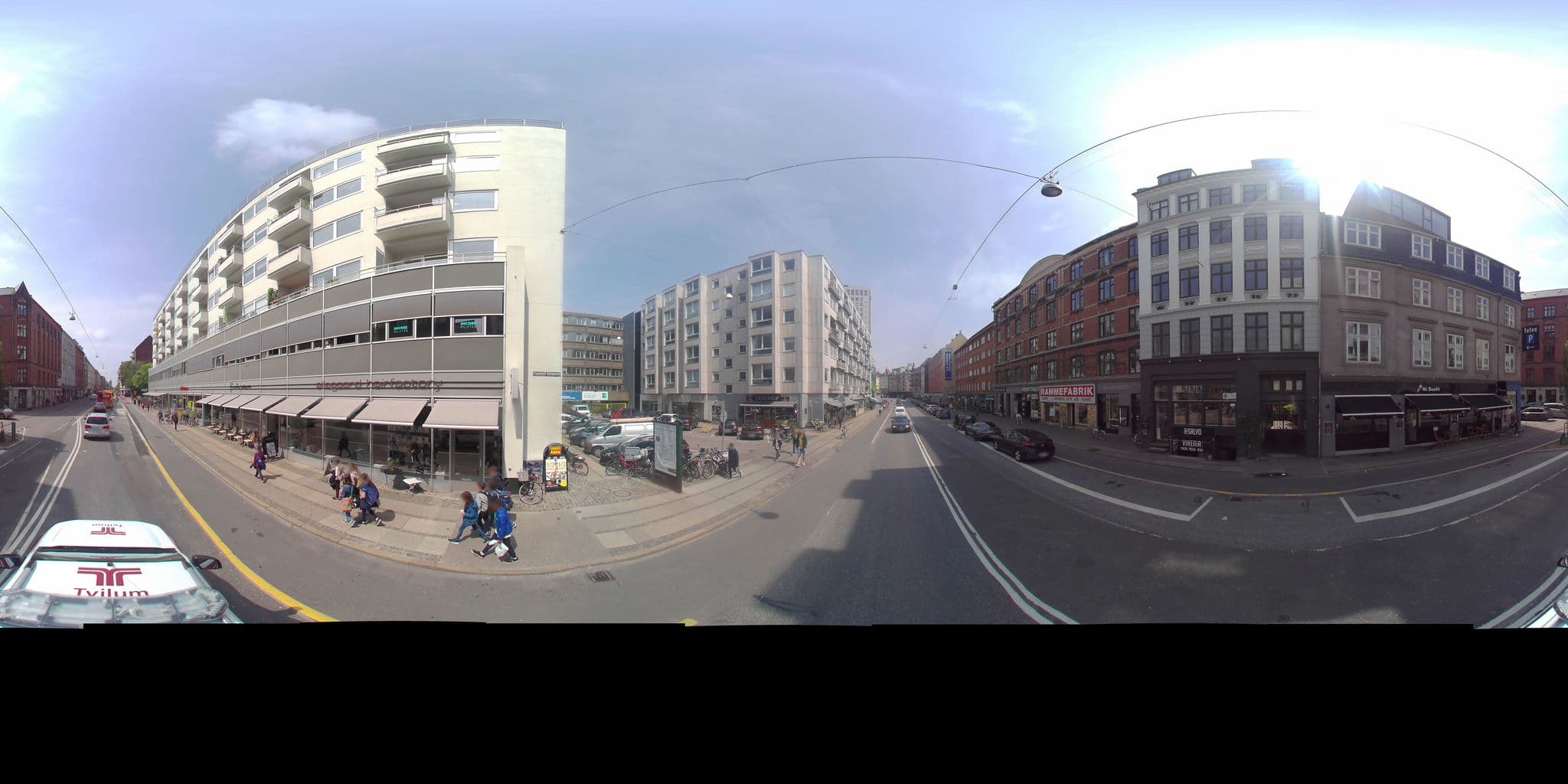 Street view near Central Hotel & Cafe, Copenhagen — © gisfrb (CC BY-SA · Mapillary)