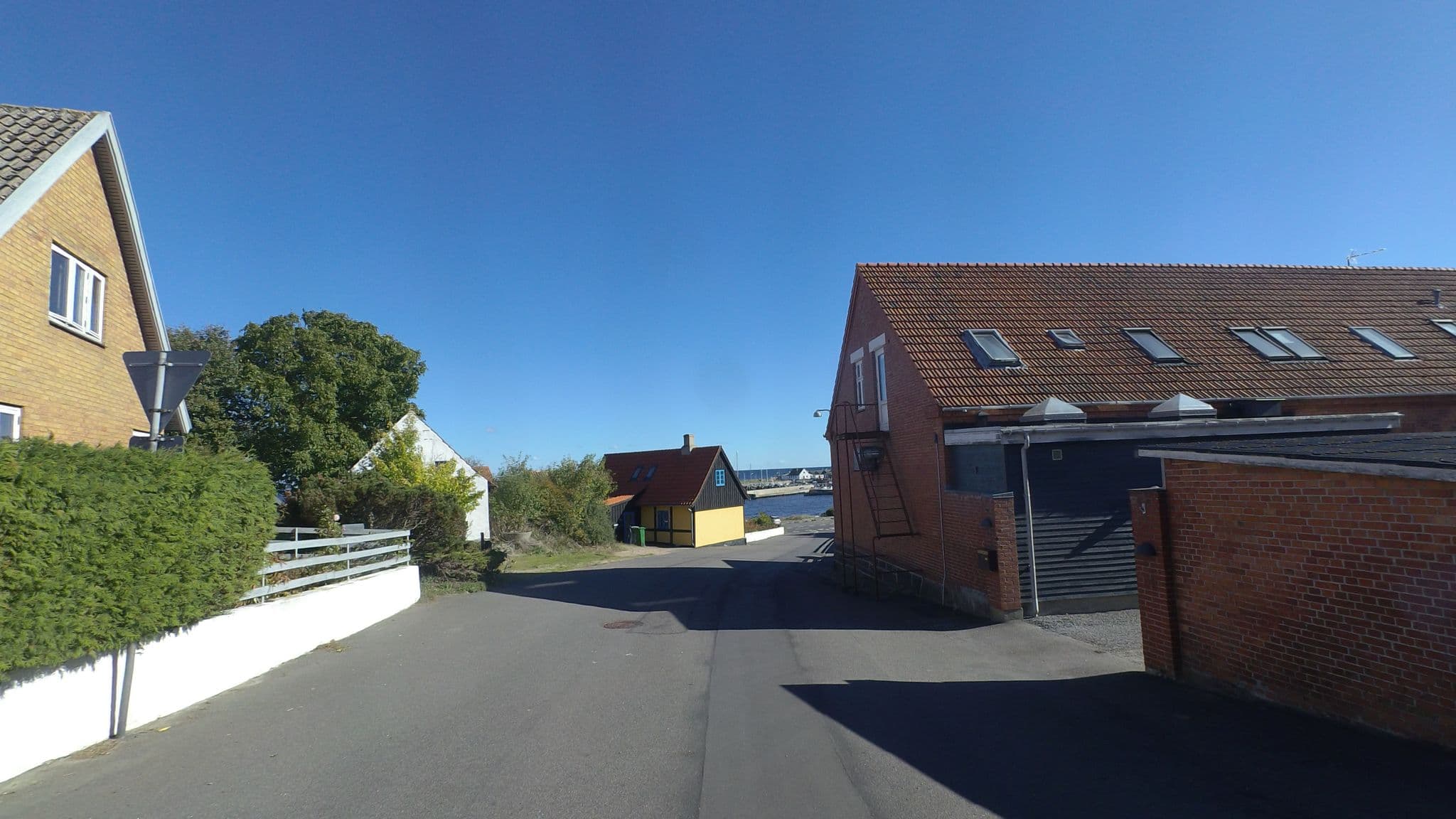 Street view near Pension Solgarden, Svaneke — © schulf (CC BY-SA · Mapillary)
