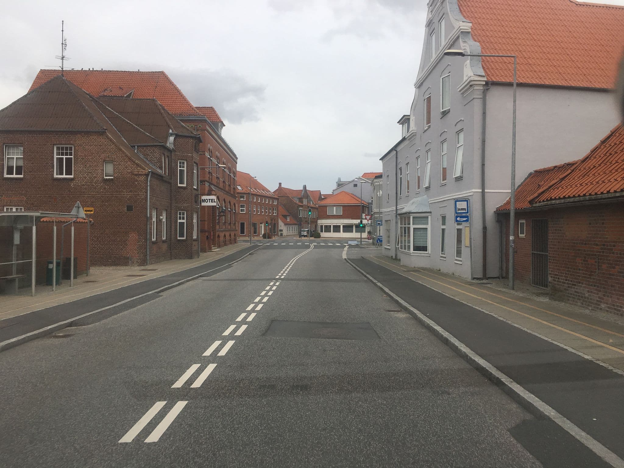 Street view near Motel Apartments, Tønder — © maggiymir (CC BY-SA · Mapillary)