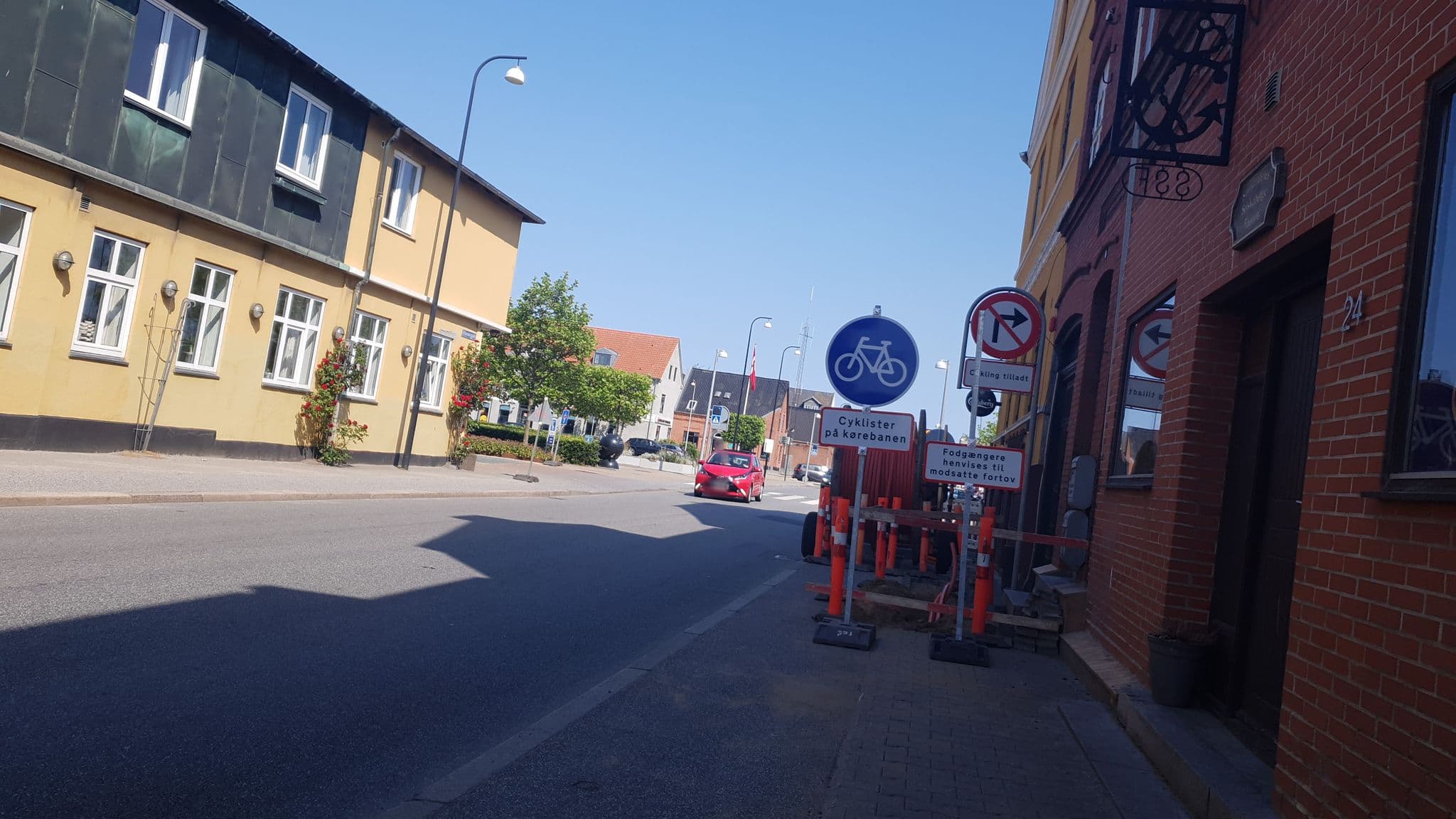 Street view near Hotel Gammel Havn, Fredericia — © beer119 (CC BY-SA · Mapillary)