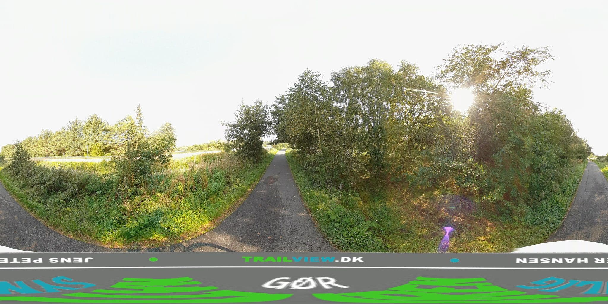 Street view near Johannesberg Overnatningsplads, Langå — © jenspeterhansen (CC BY-SA · Mapillary)
