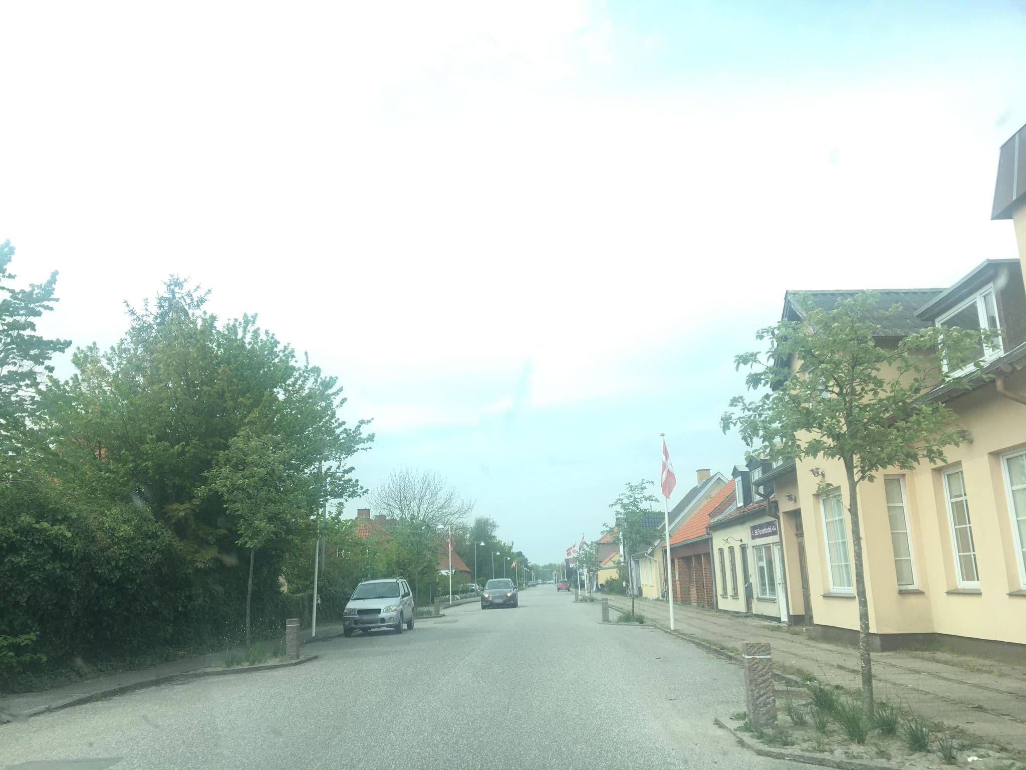 Street view near Hotel Gedser Krostue, Væggerløse — © signout (CC BY-SA · Mapillary)