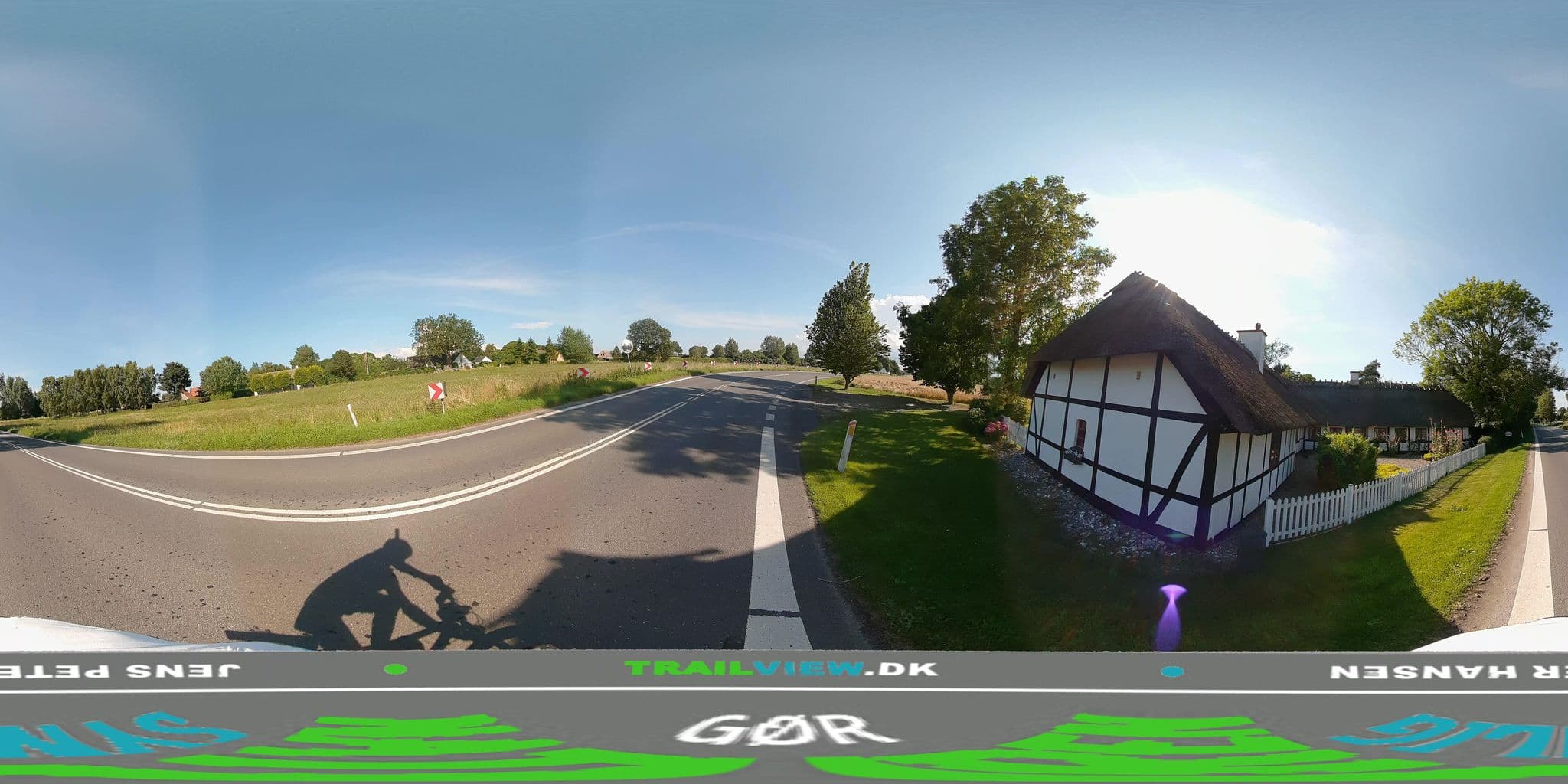 Street view near Naboløs Bed and Breakfast, Ullerslev — © jenspeterhansen (CC BY-SA · Mapillary)