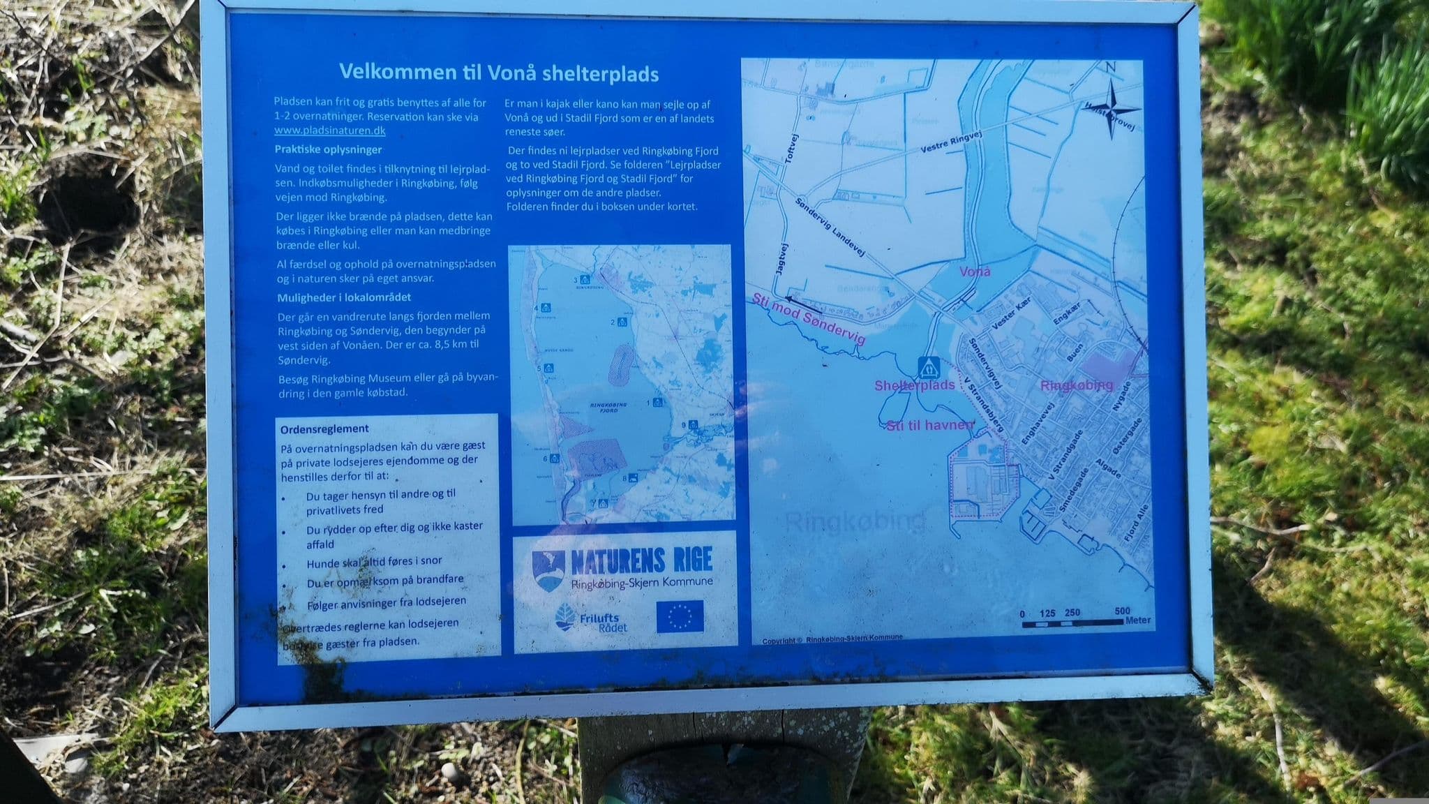 Street view near Shelterplads ved Von Å, Ringkøbing — © dk72 (CC BY-SA · Mapillary)