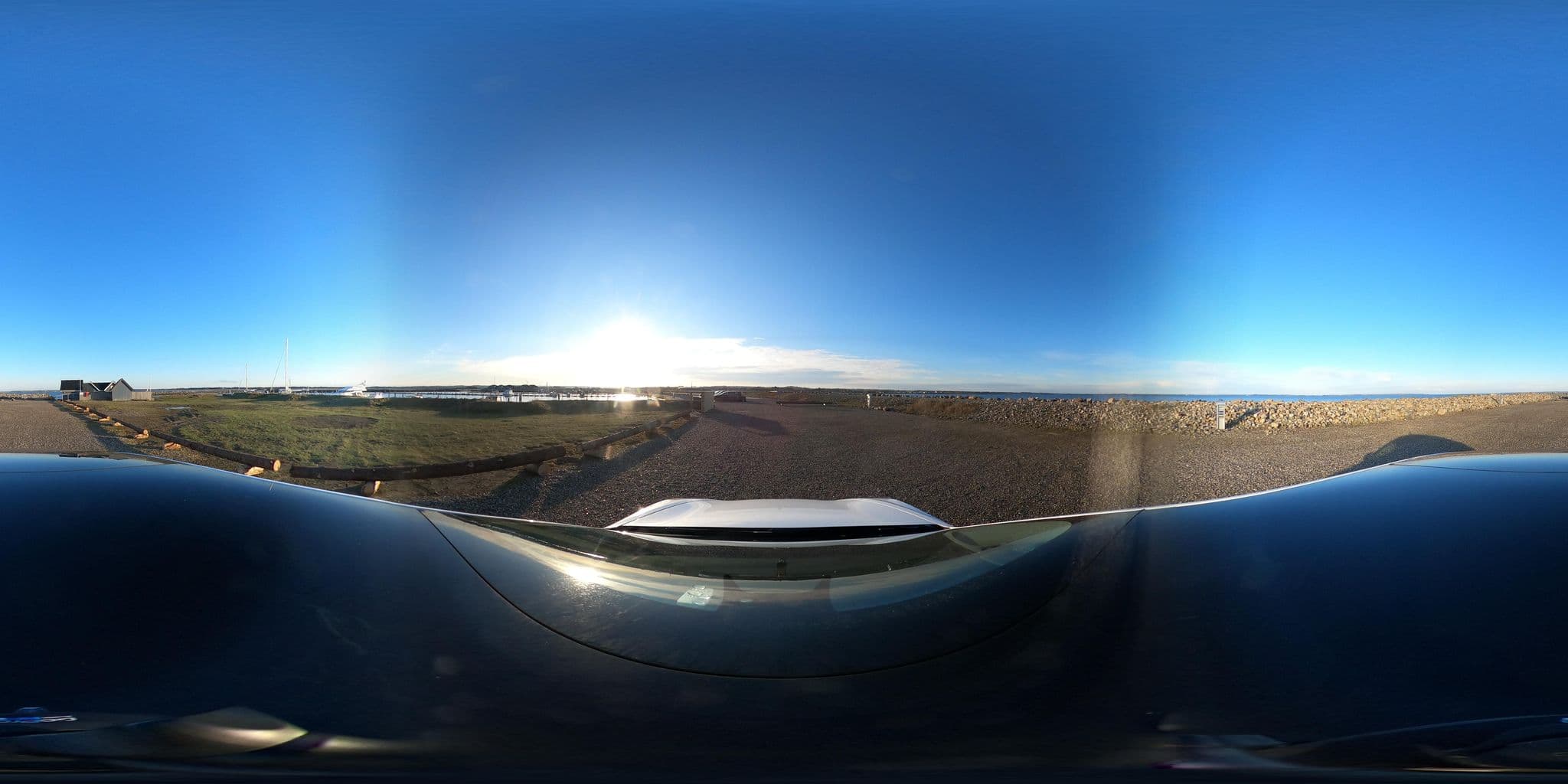 Street view near Handbjerg Marina, Vinderup — © peterleth (CC BY-SA · Mapillary)