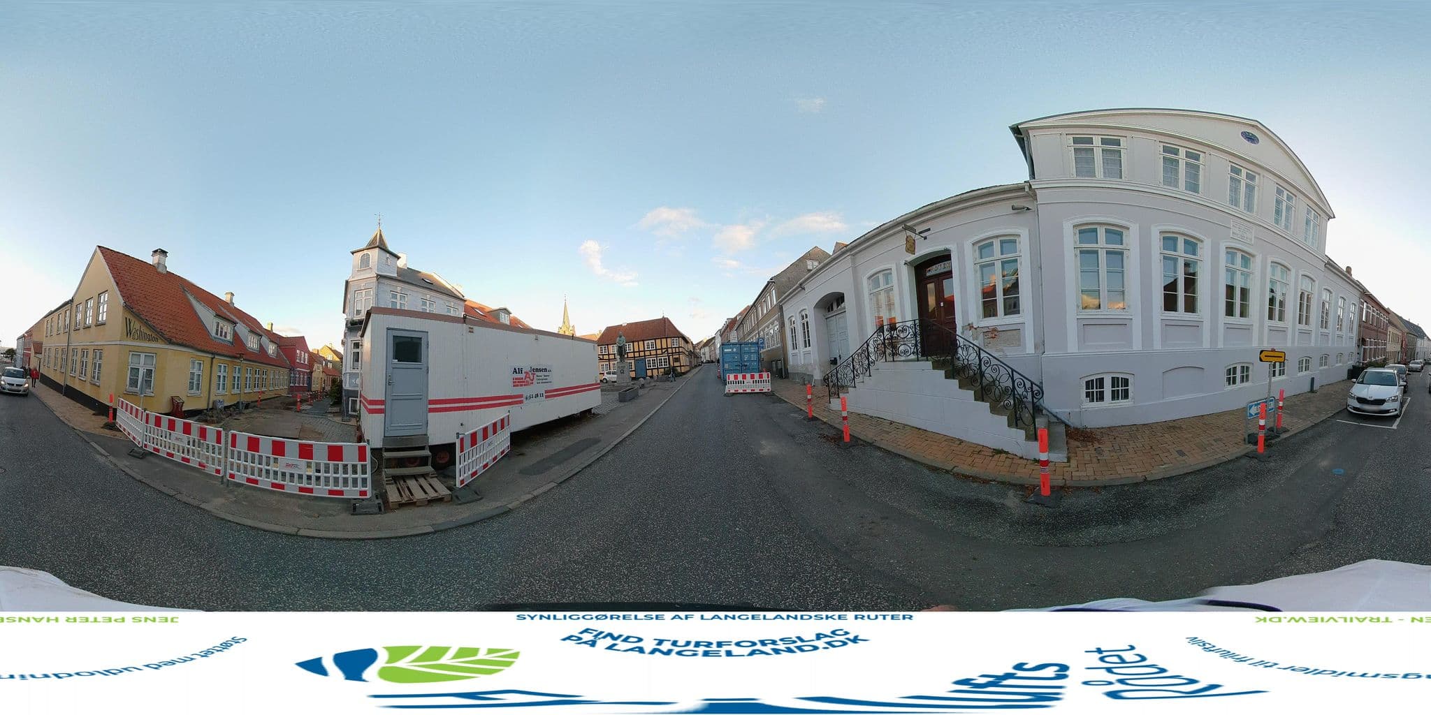 Street view near Hotel Skandinavien, Rudkøbing — © jenspeterhansen (CC BY-SA · Mapillary)