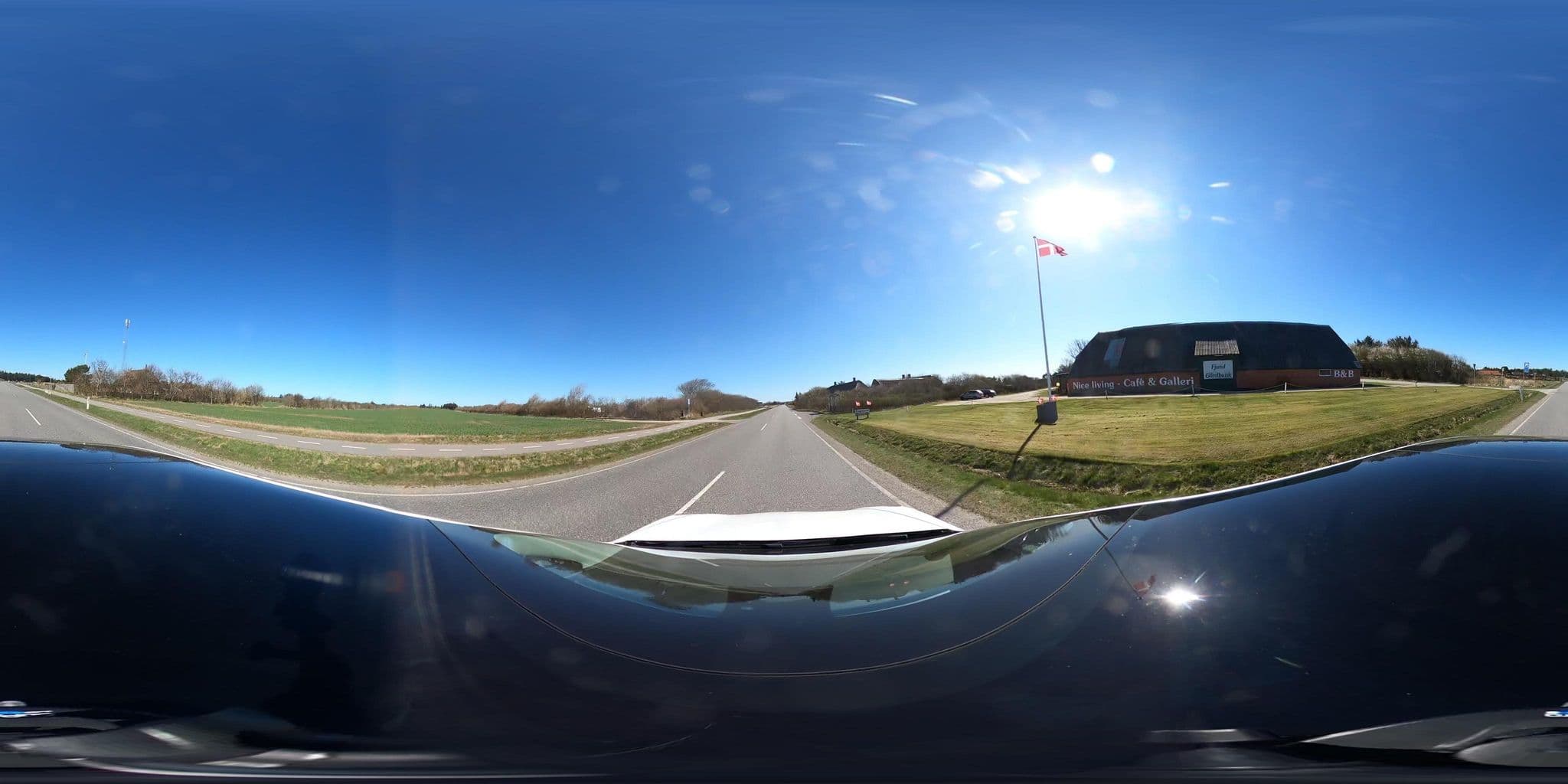 Street view near Fjand B&B, Vemb — © peterleth (CC BY-SA · Mapillary)