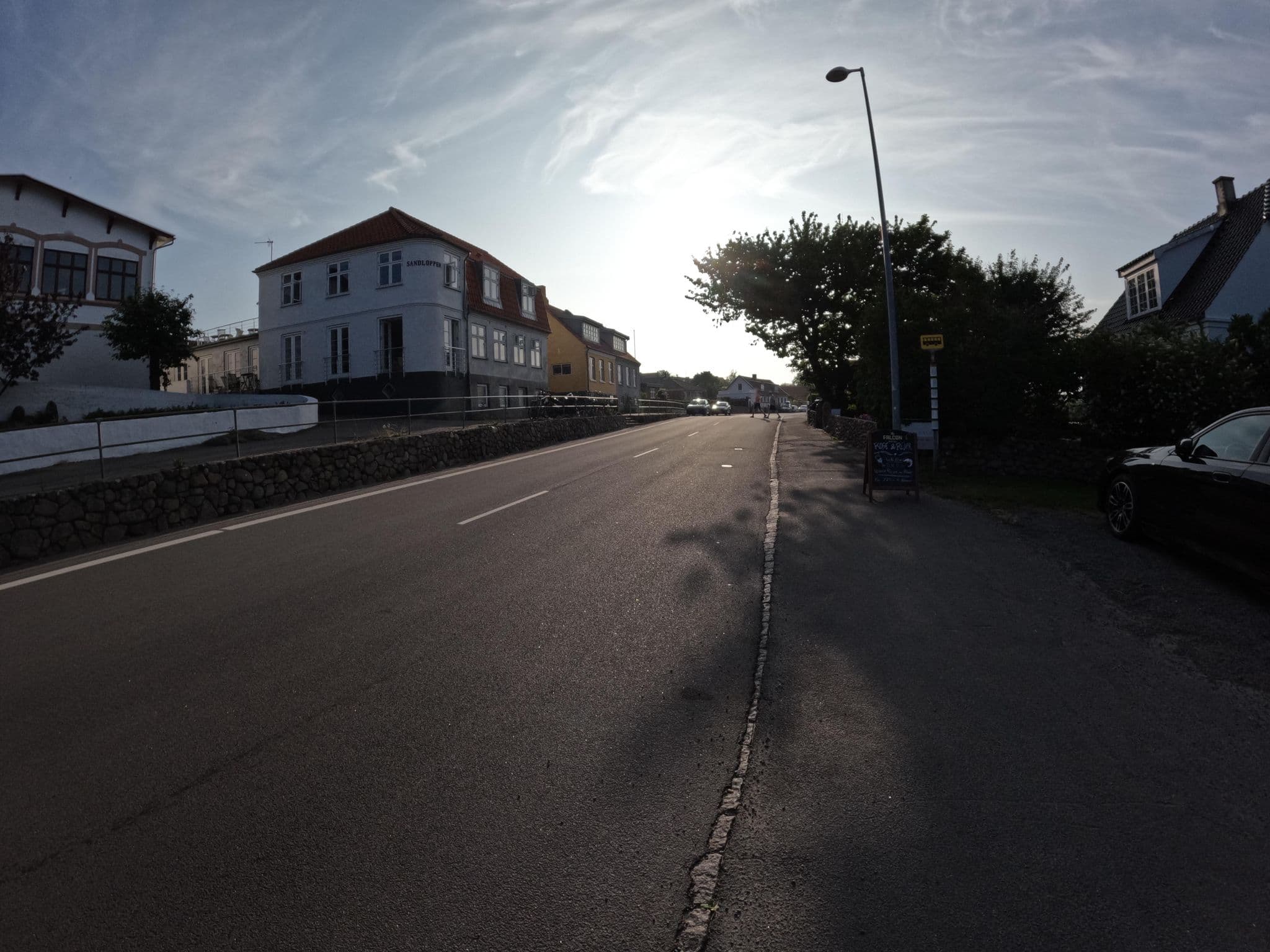 Street view near Badepensionat Sandloppen, Allinge — © fod (CC BY-SA · Mapillary)