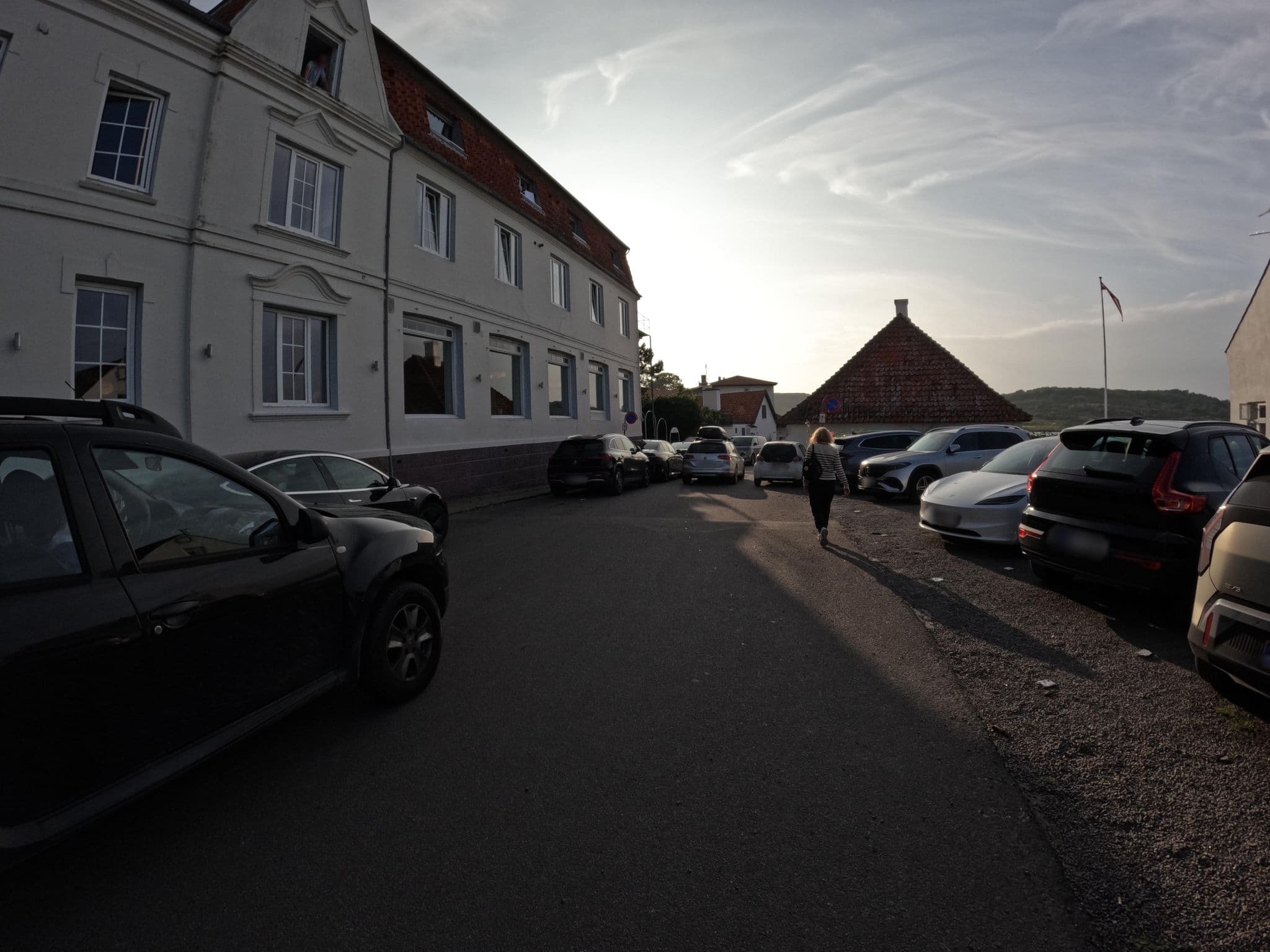 Street view near Strandhotellet Sandvig, Allinge — © fod (CC BY-SA · Mapillary)