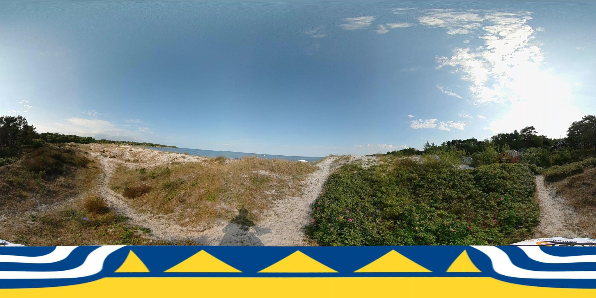 Street view near Eco Beach Camp, Nexø — © jenspeterhansen (CC BY-SA · Mapillary)