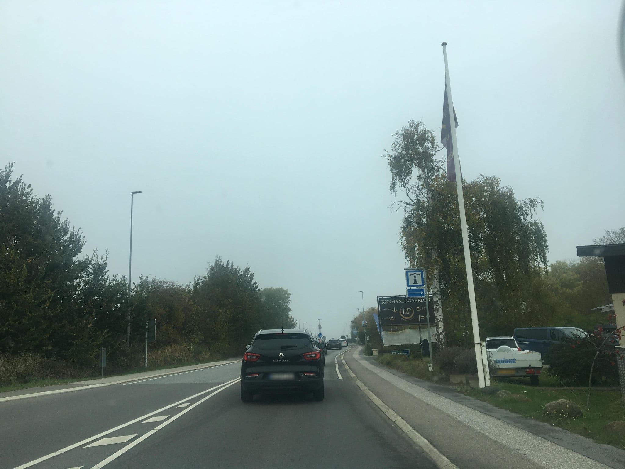 Street view near LF Vin & bryg Købmandsgaarden, Væggerløse — © signout (CC BY-SA · Mapillary)