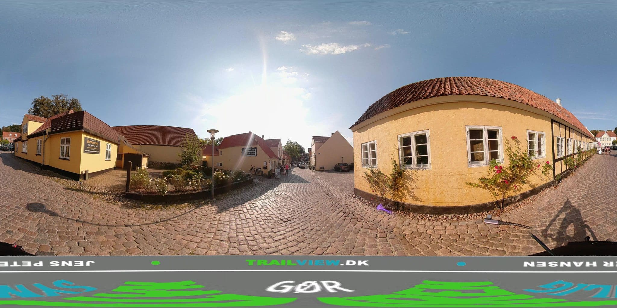 Street view near Hotel Postgaarden, Mariager — © jenspeterhansen (CC BY-SA · Mapillary)