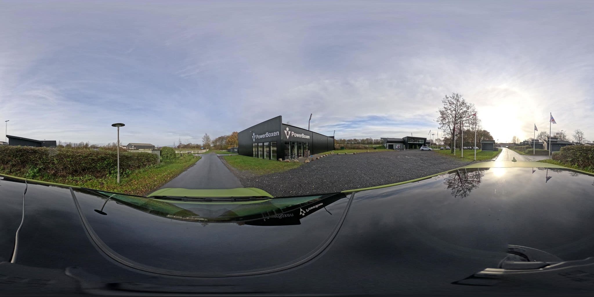 Street view near Autocamper-parkering ved Sportscenter Danmark, Vejen, Vejen — © berkel_ (CC BY-SA · Mapillary)