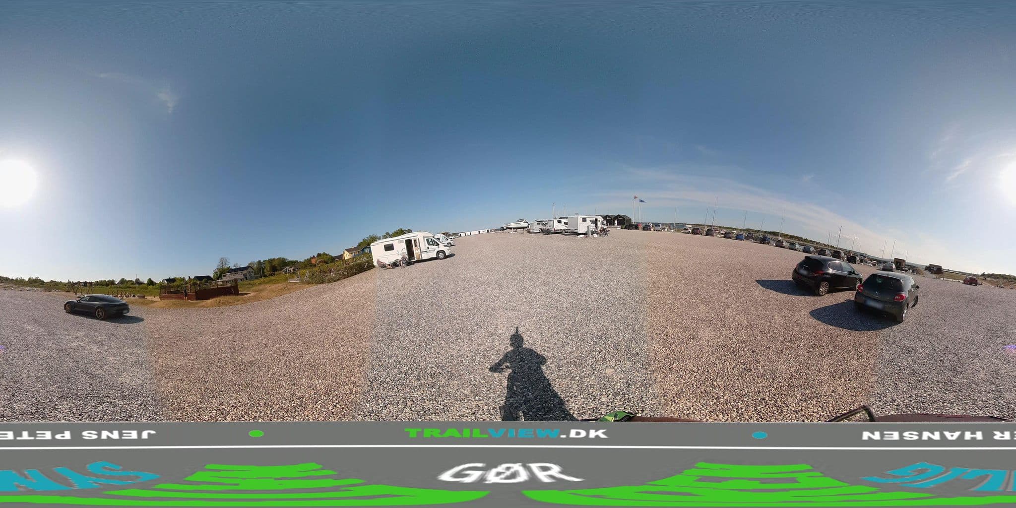 Street view near Udbyhøj Lystbådehavn, Lystrup — © jenspeterhansen (CC BY-SA · Mapillary)