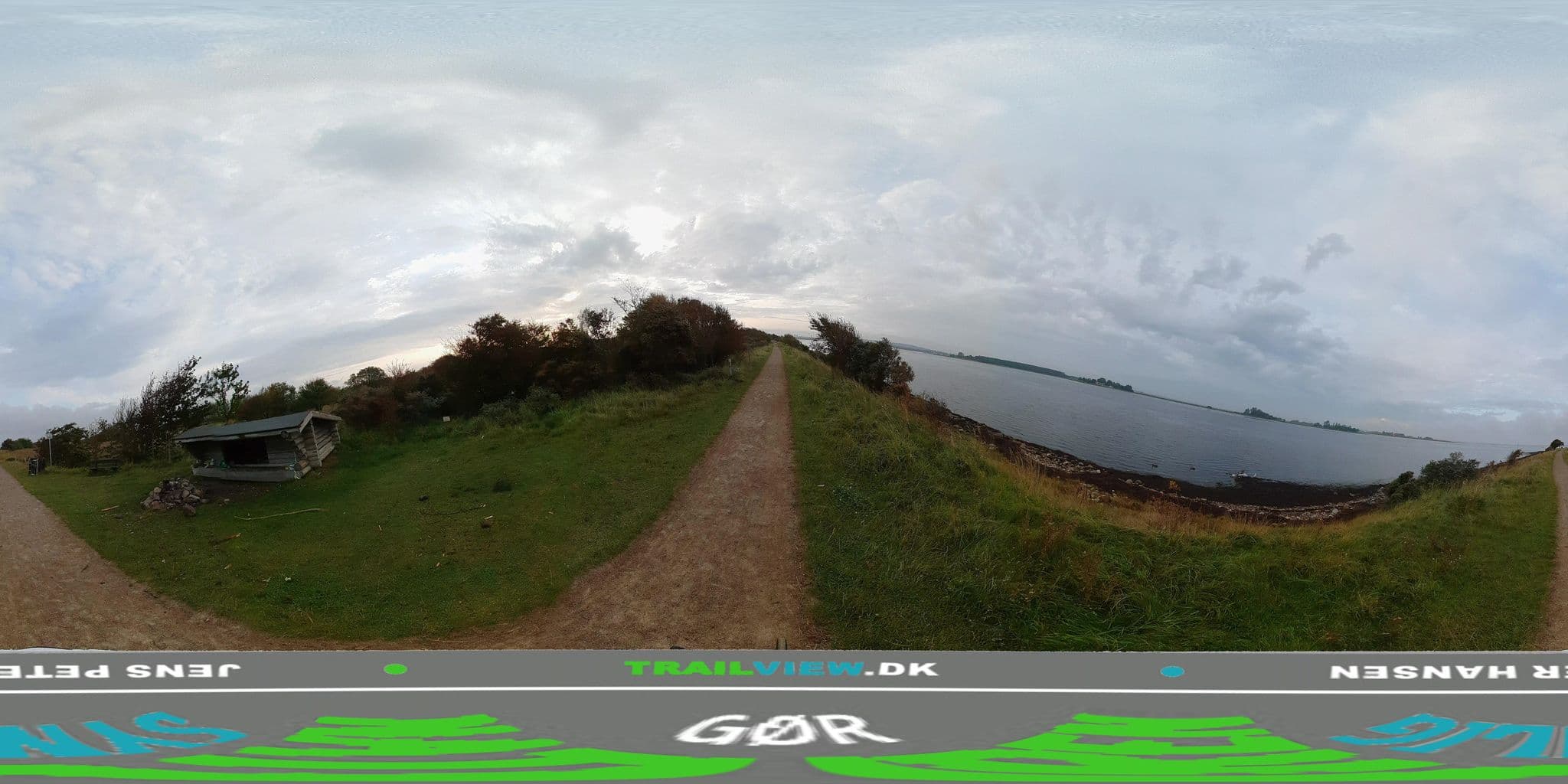 Street view near Lindholm Fjordpark, Nørresundby — © jenspeterhansen (CC BY-SA · Mapillary)
