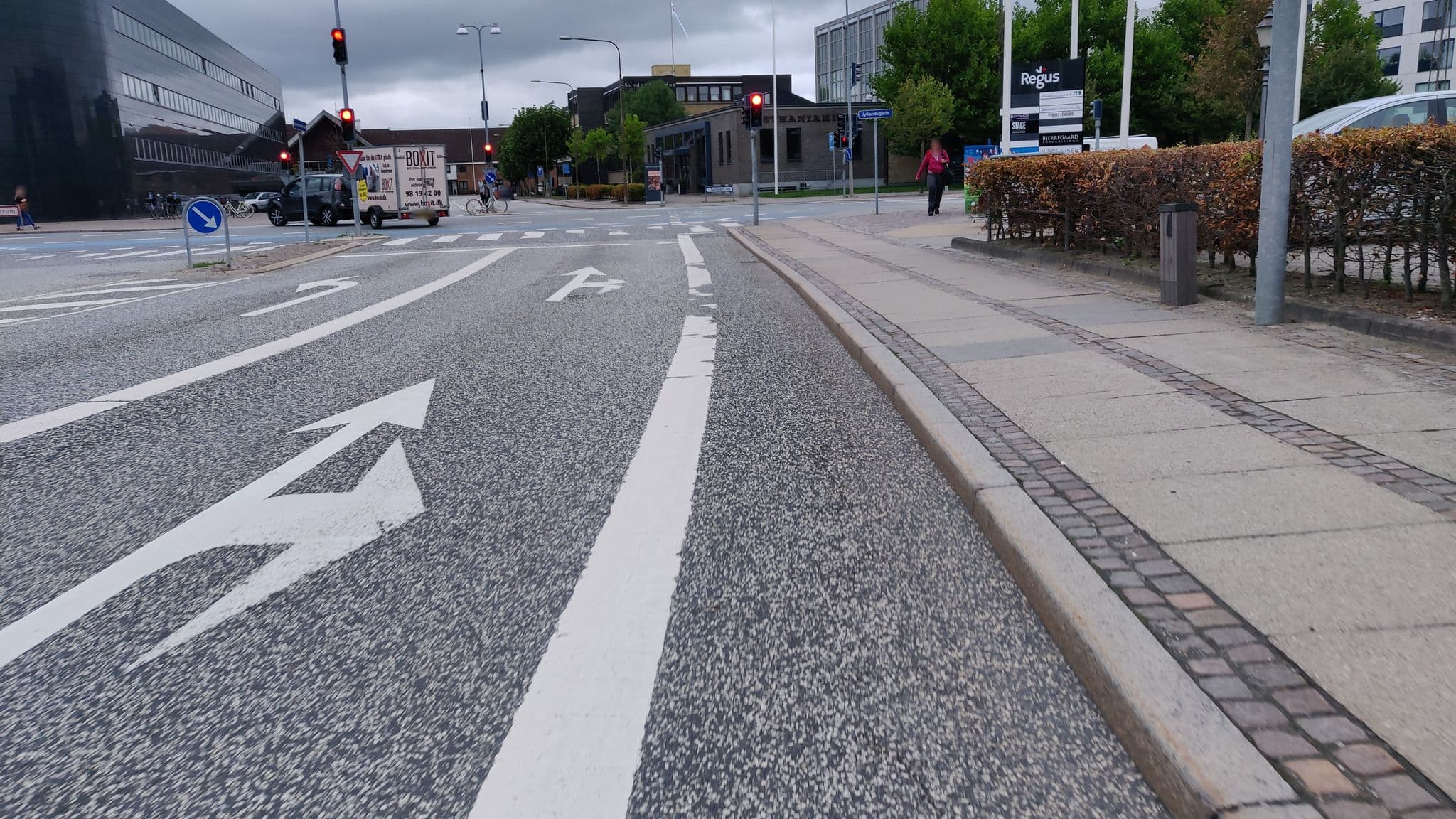Street view near B&B Hotels, Aalborg — © petermains (CC BY-SA · Mapillary)