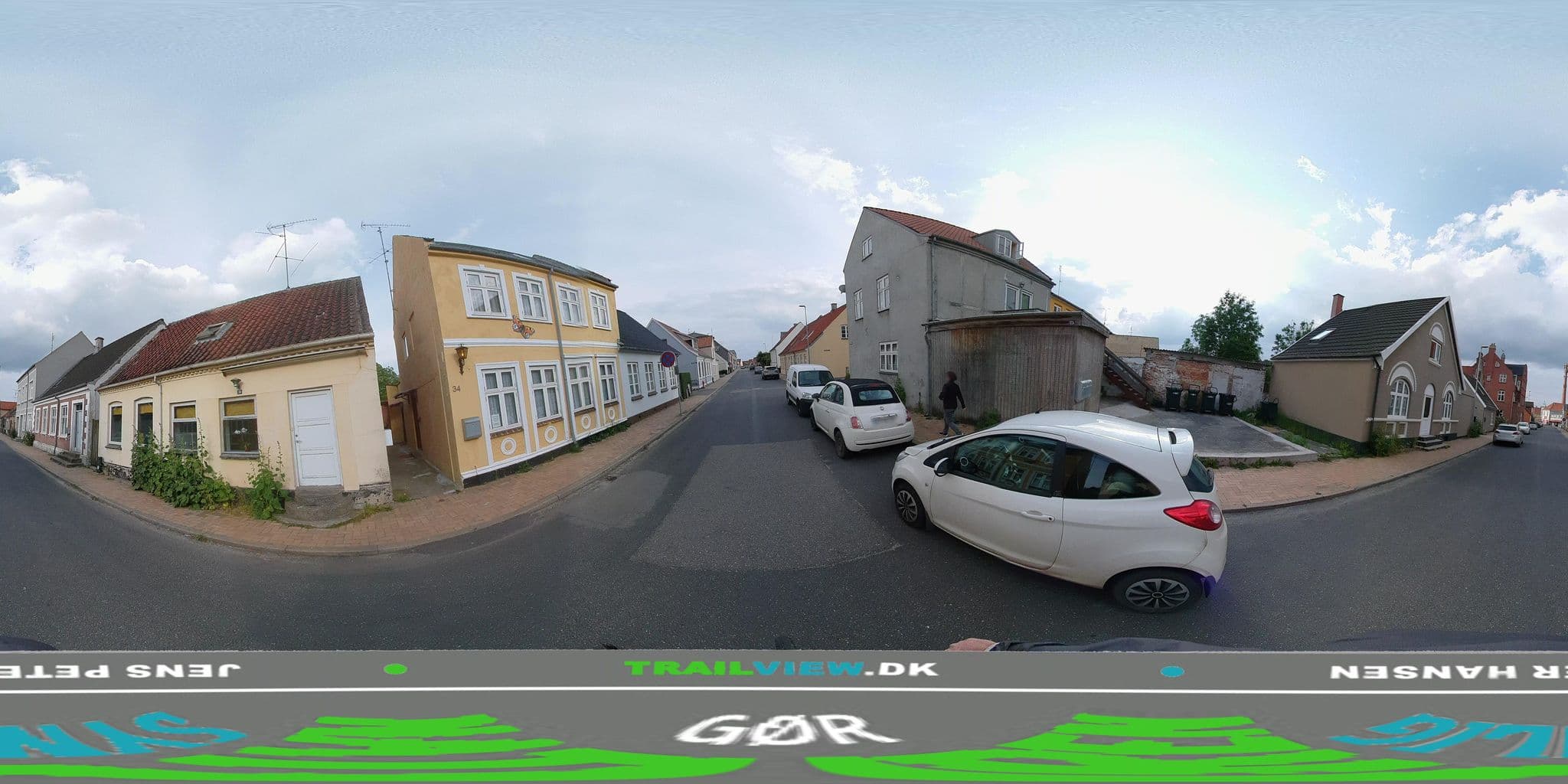 Street view near Holiday Rooms Rudkøbing, Rudkøbing — © jenspeterhansen (CC BY-SA · Mapillary)