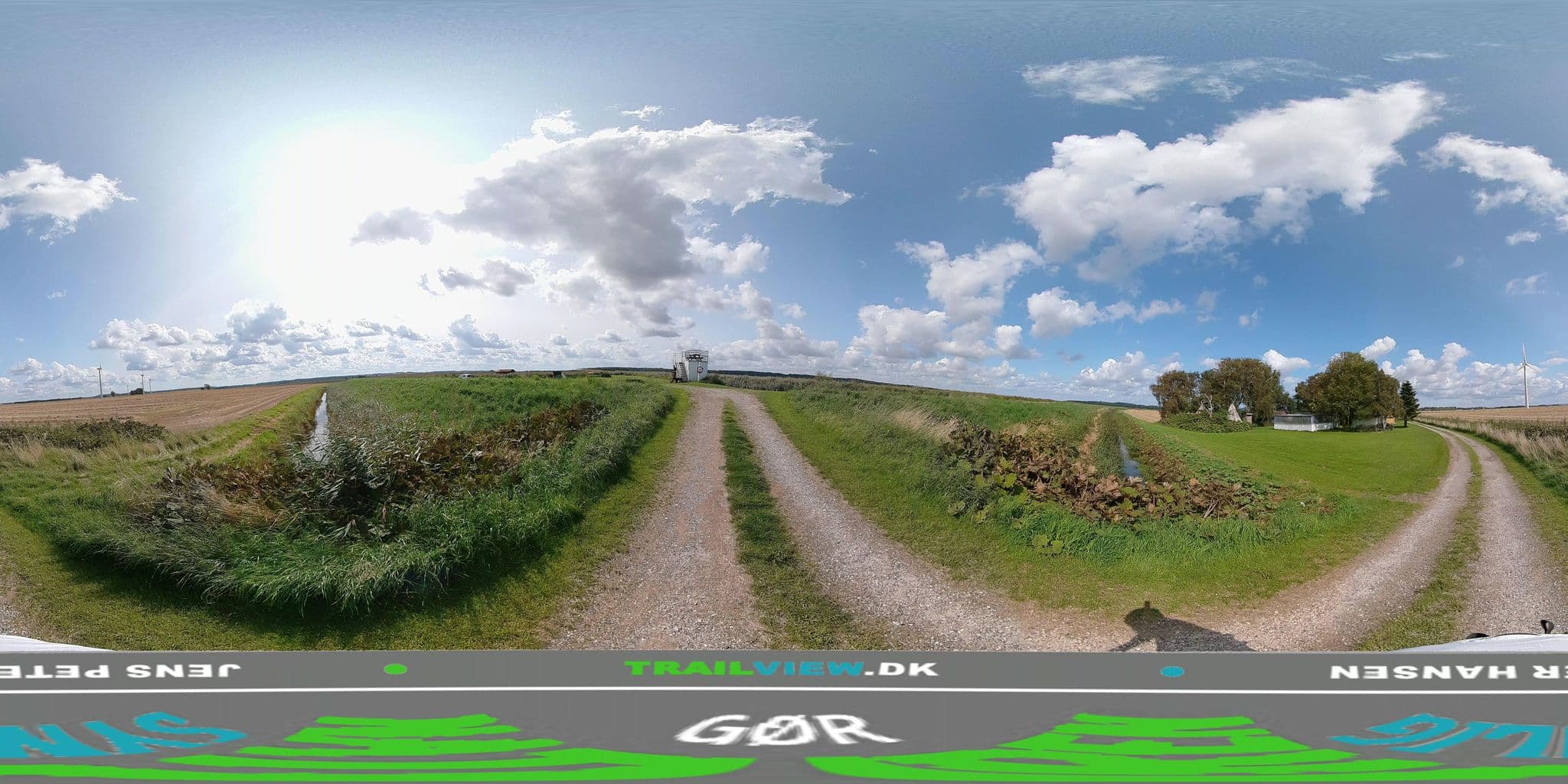 Street view near Hollandsbjerg Shelterplads, Allingåbro — © jenspeterhansen (CC BY-SA · Mapillary)