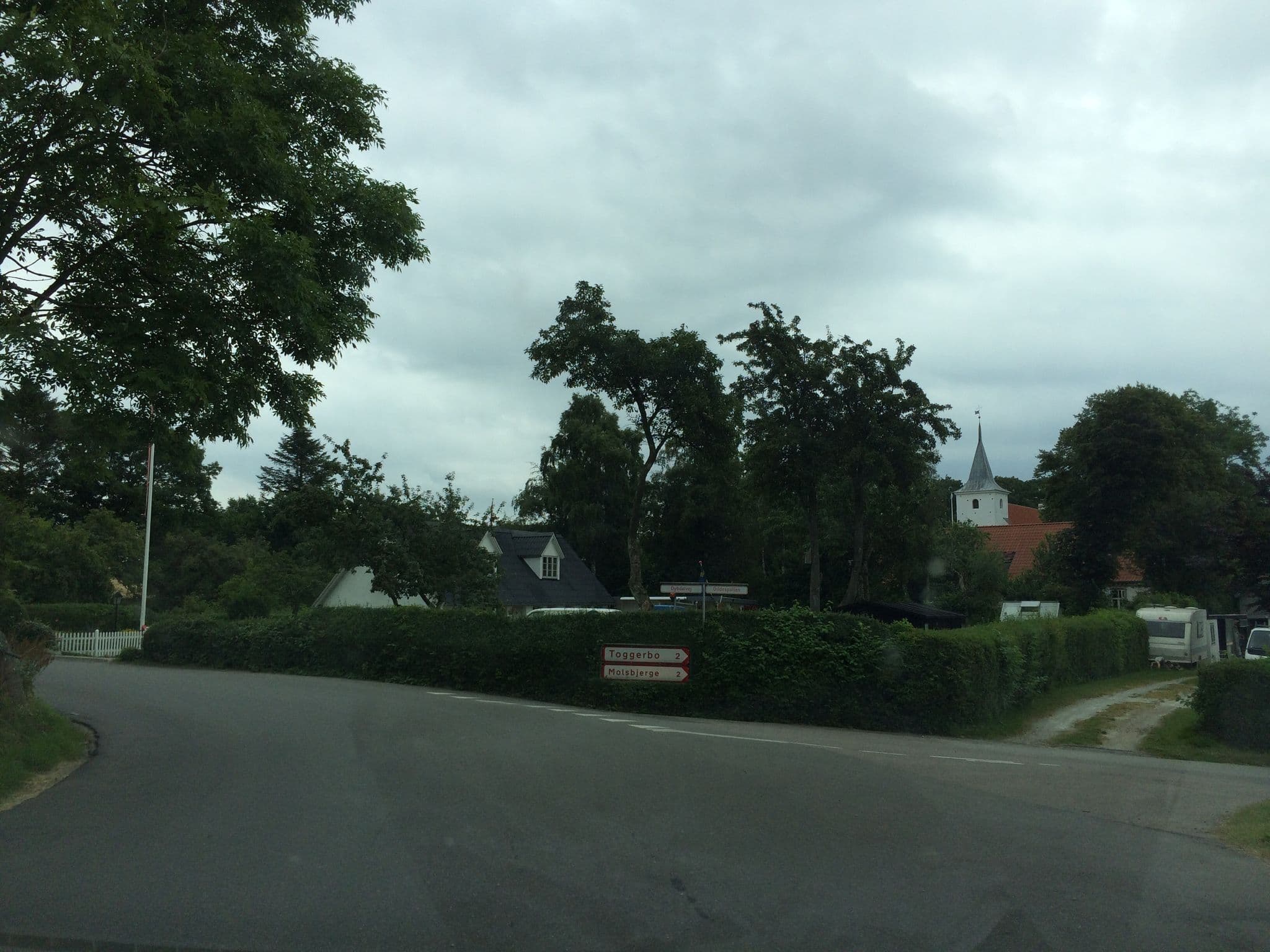 Street view near På Toppen, Rønde — © peterleth (CC BY-SA · Mapillary)