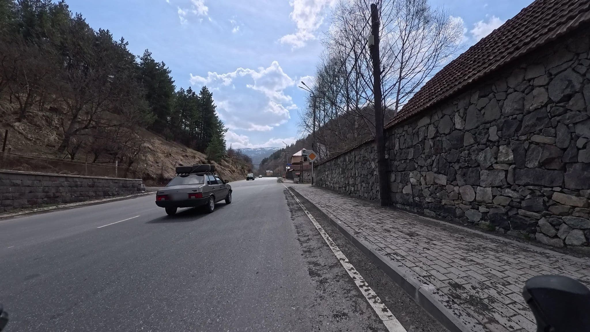 Street view near Eco Garden, Dilijan