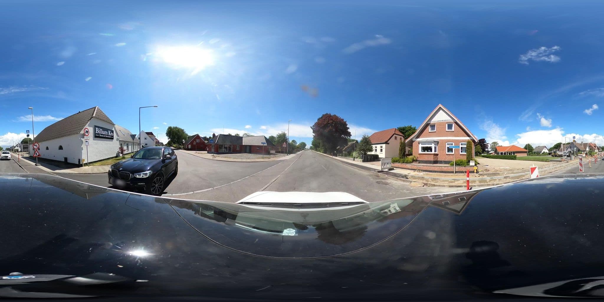 Street view near Billum Kro, Oksbøl — © peterleth (CC BY-SA · Mapillary)