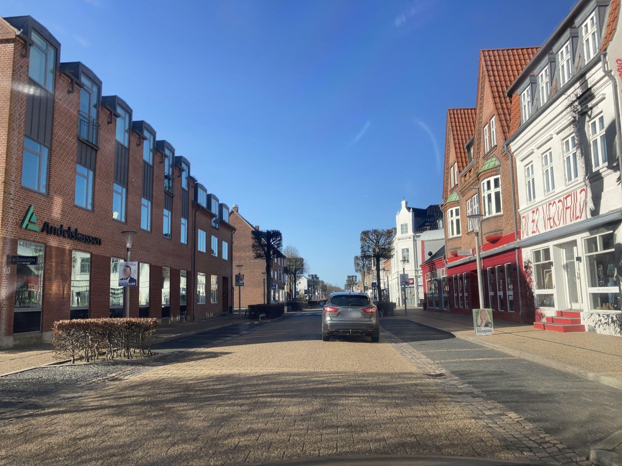 Street view near Hotel Skjern, Skjern — © fod (CC BY-SA · Mapillary)
