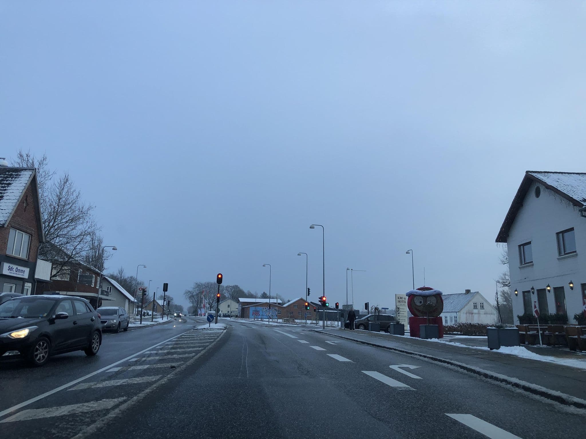 Street view near Sdr Omme Kro, Grindsted — © peterleth (CC BY-SA · Mapillary)