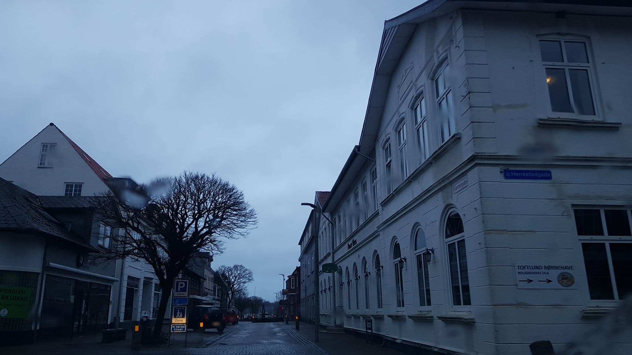 Street view near Frosch's Hotel, Toftlund — © elgaard (CC BY-SA · Mapillary)