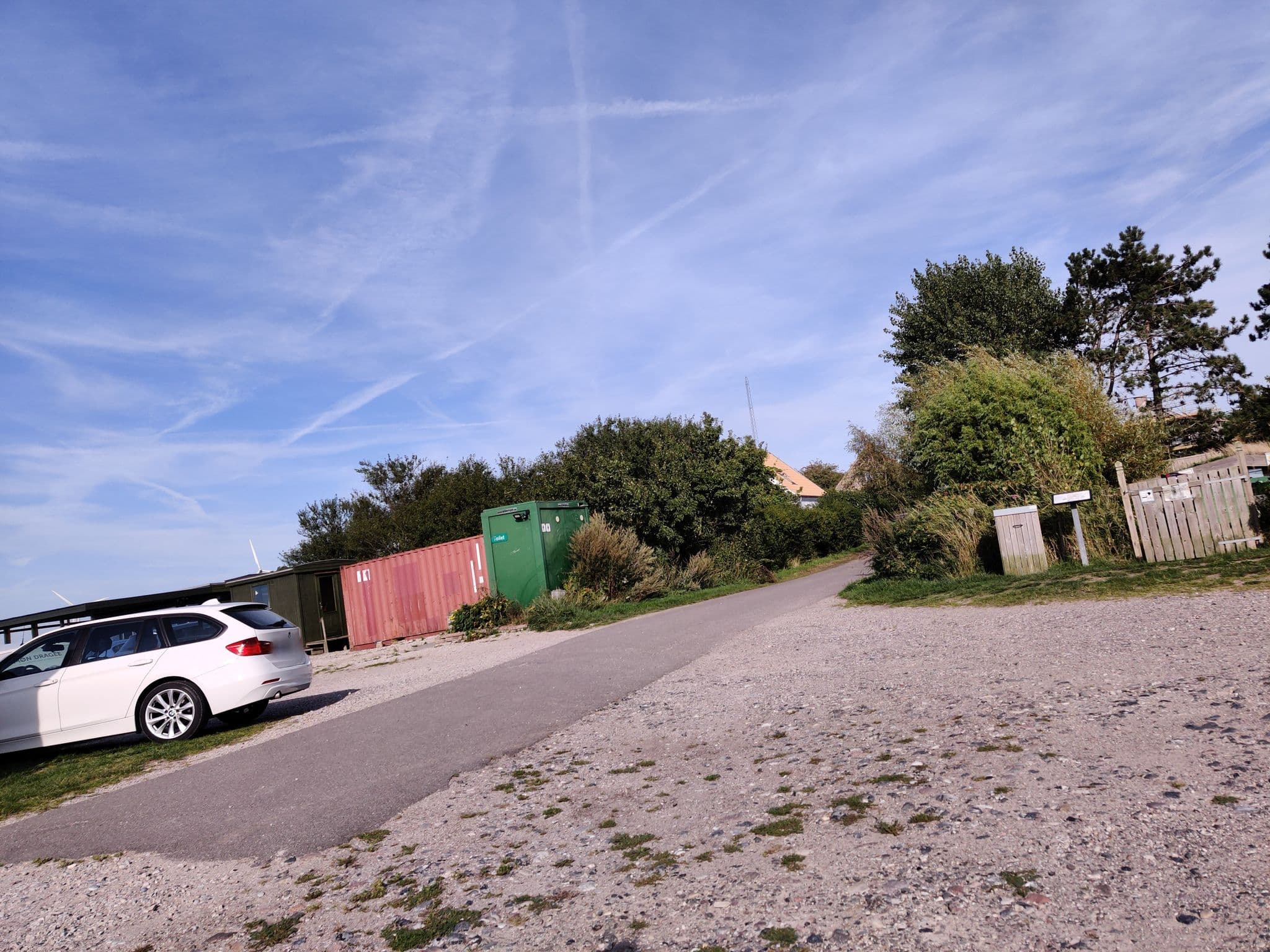 Street view near Bruserup Strand Naturlejrplads, Væggerløse — © sfromis (CC BY-SA · Mapillary)