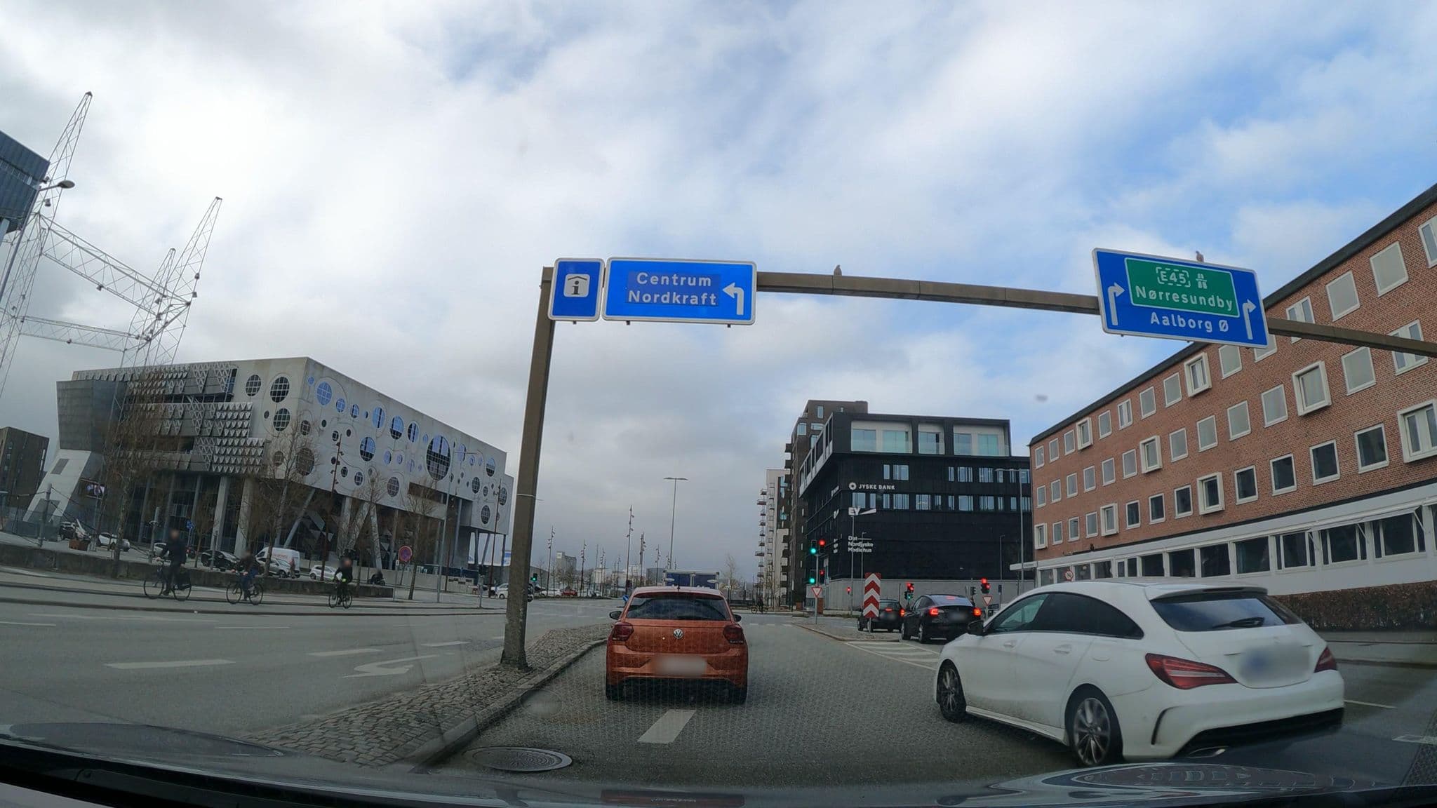 Street view near Kompas Hotel Aalborg, Aalborg — © thewizard (CC BY-SA · Mapillary)