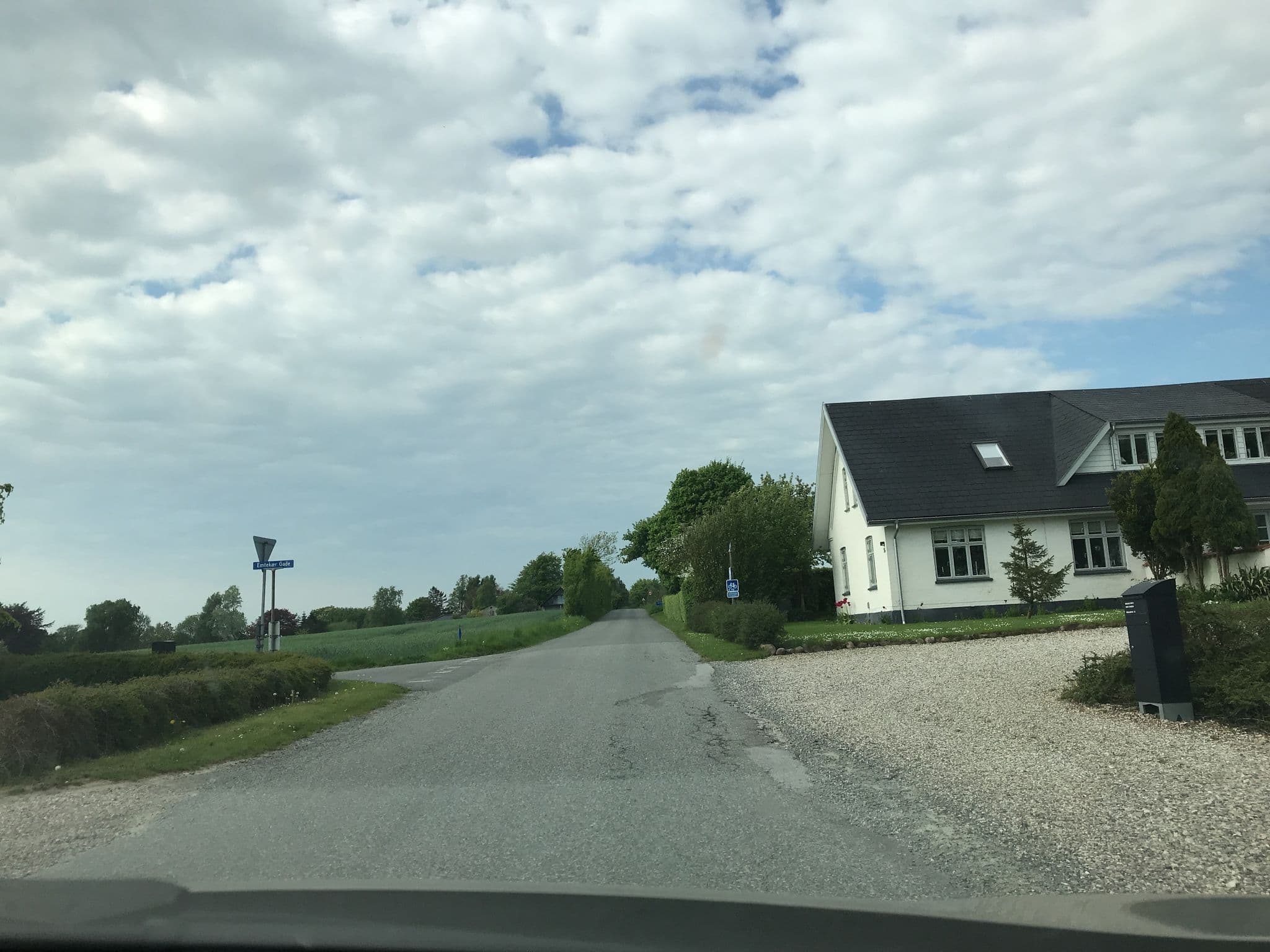 Street view near Arne Hansen i Nakke, Gelsted — © sannemik (CC BY-SA · Mapillary)