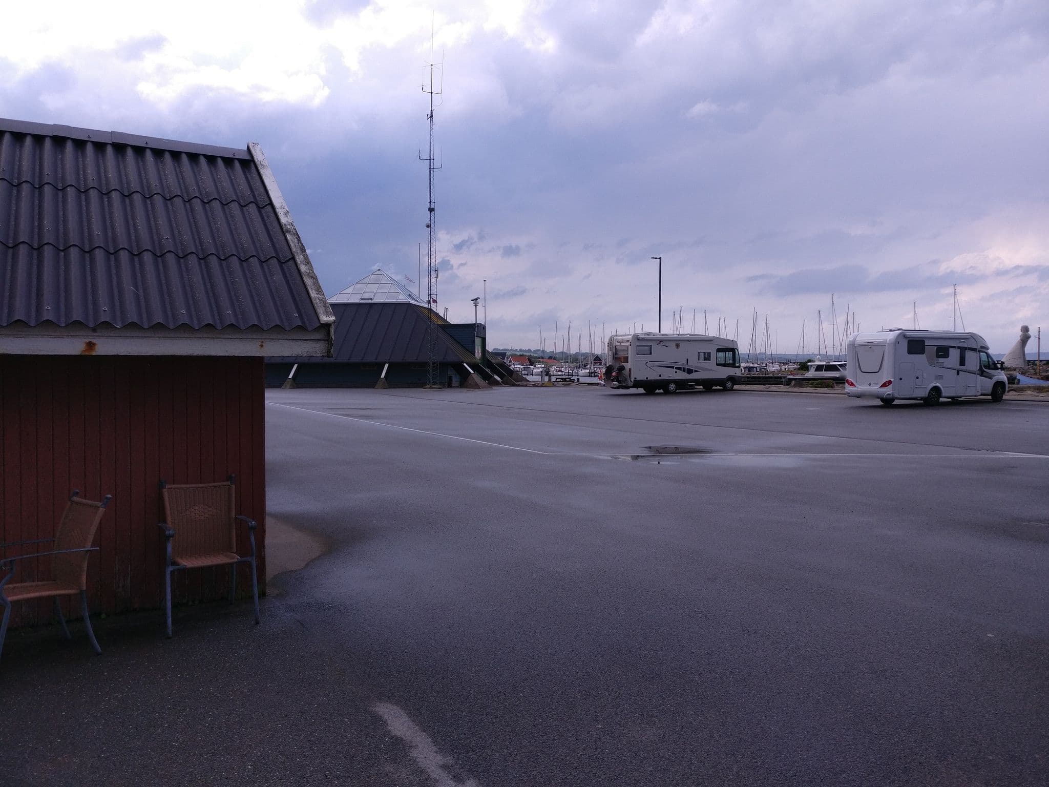 Street view near Sæby Havn Autocamperplads, Sæby — © maphmu (CC BY-SA · Mapillary)