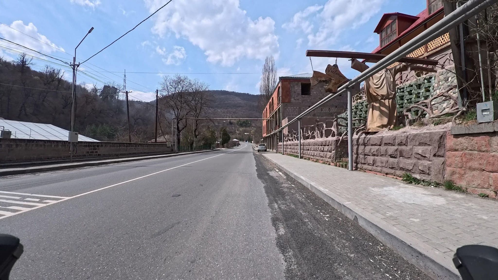 Street view near MaRu House, Dilijan